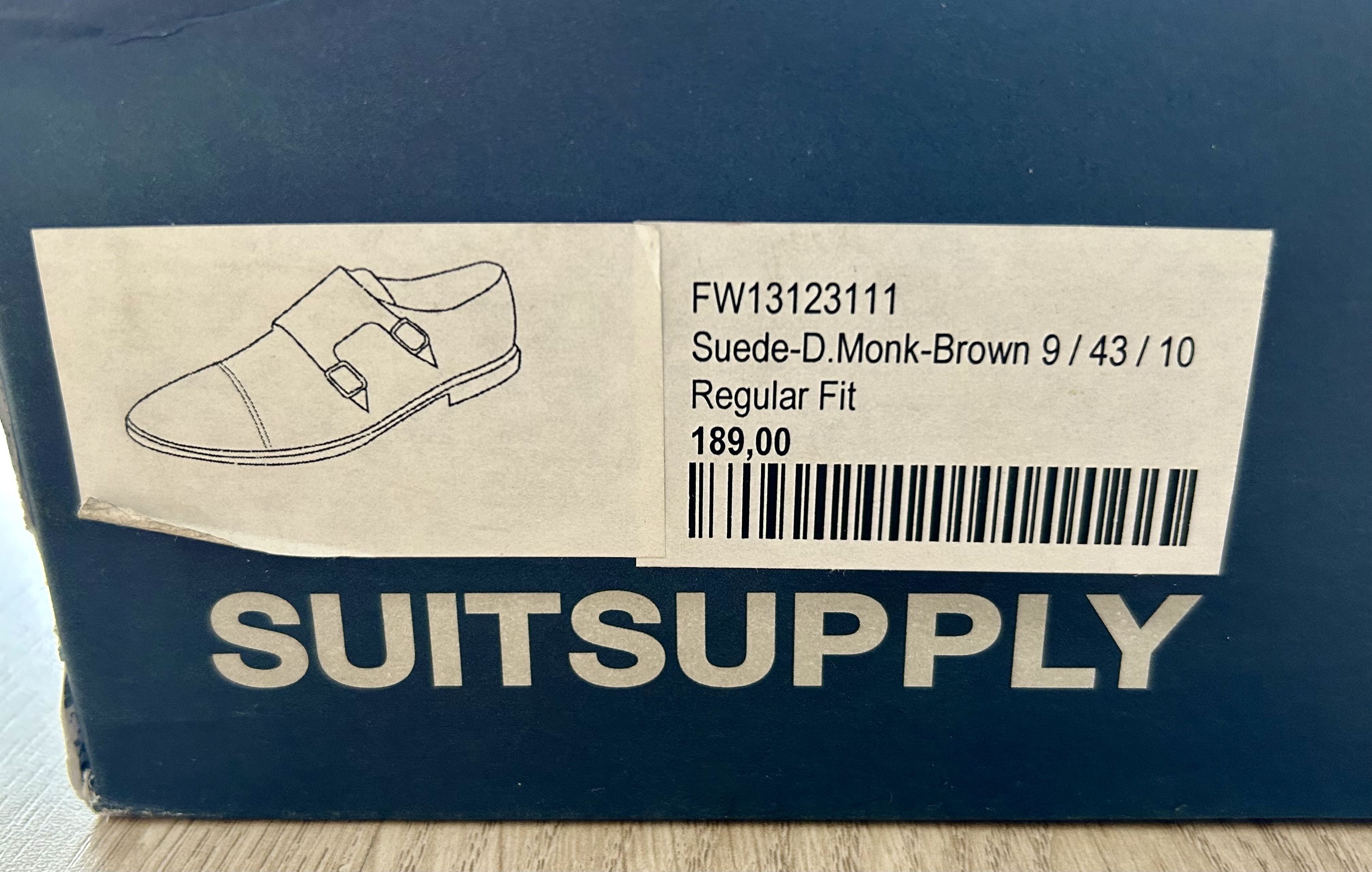 Suitsupply ‼️🔥DOUBLE STRAP SUEDE MONKS❤️👍🔥 Size US 10 / EU 43 - 8 Thumbnail