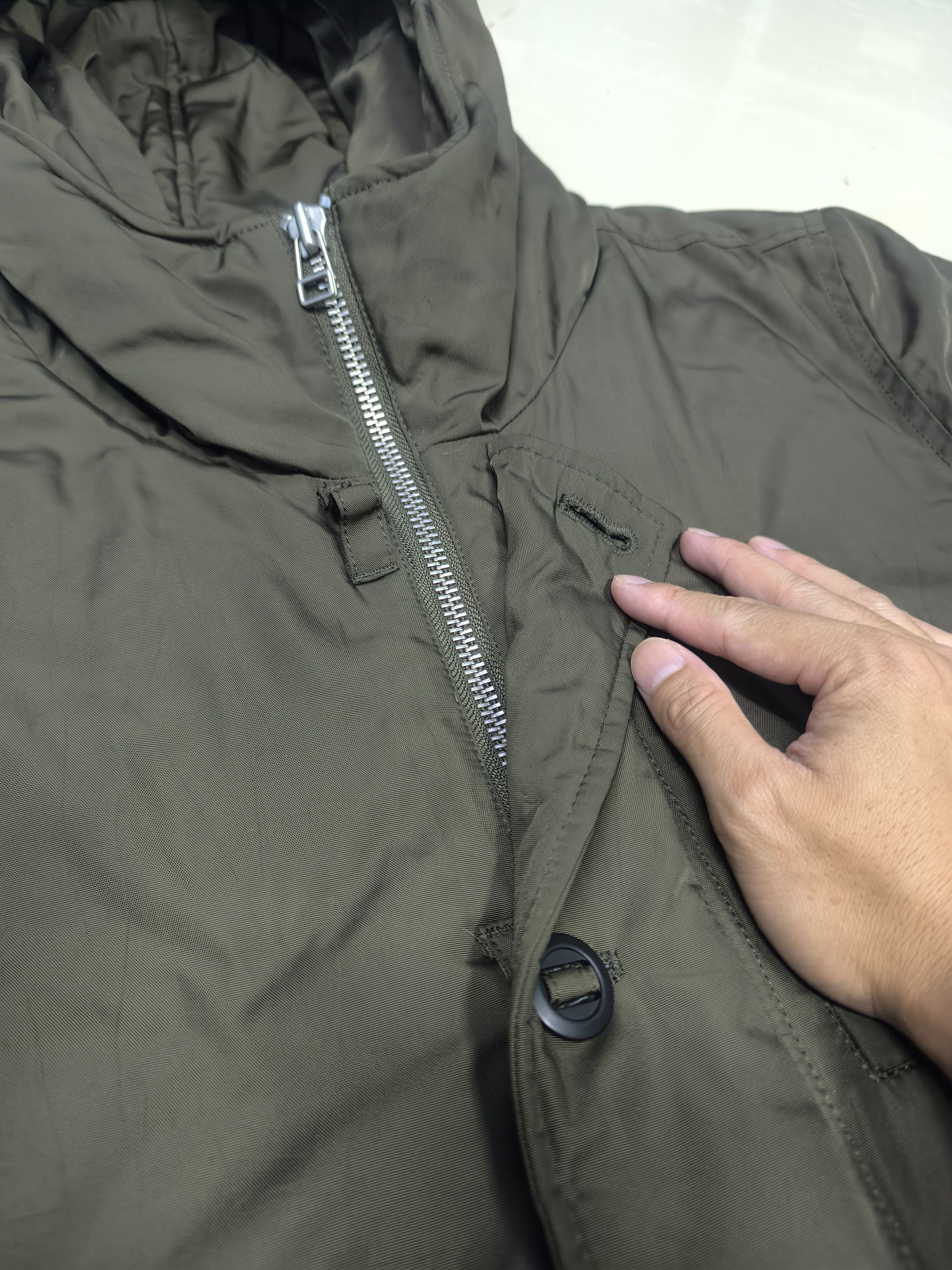 Japanese Brand NO ID PARKA MILITARY GREEN ARMY Size US M / EU 48-50 / 2 - 14 Thumbnail