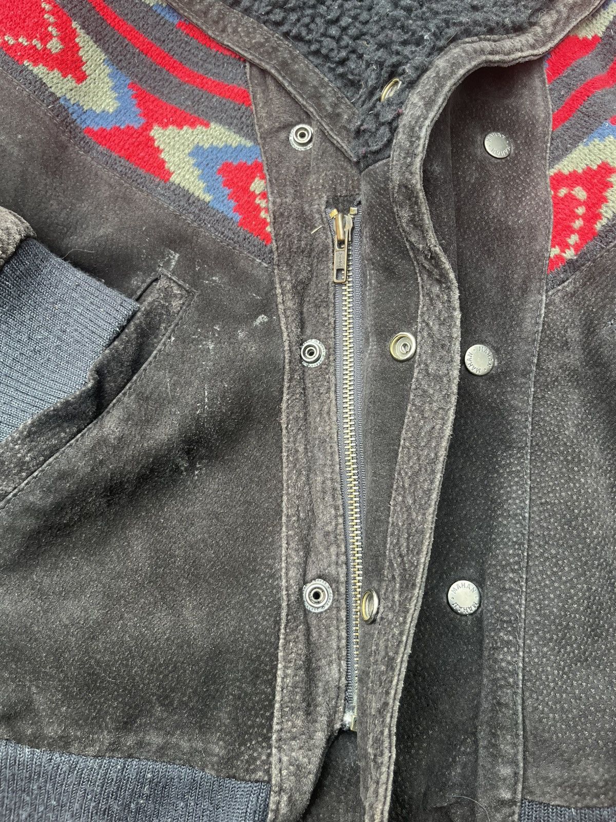 Larry Mahan Western Leather Rodeo Jacket Vintage Suede Black & Red Small Size US S / EU 44-46 / 1 - 7 Thumbnail