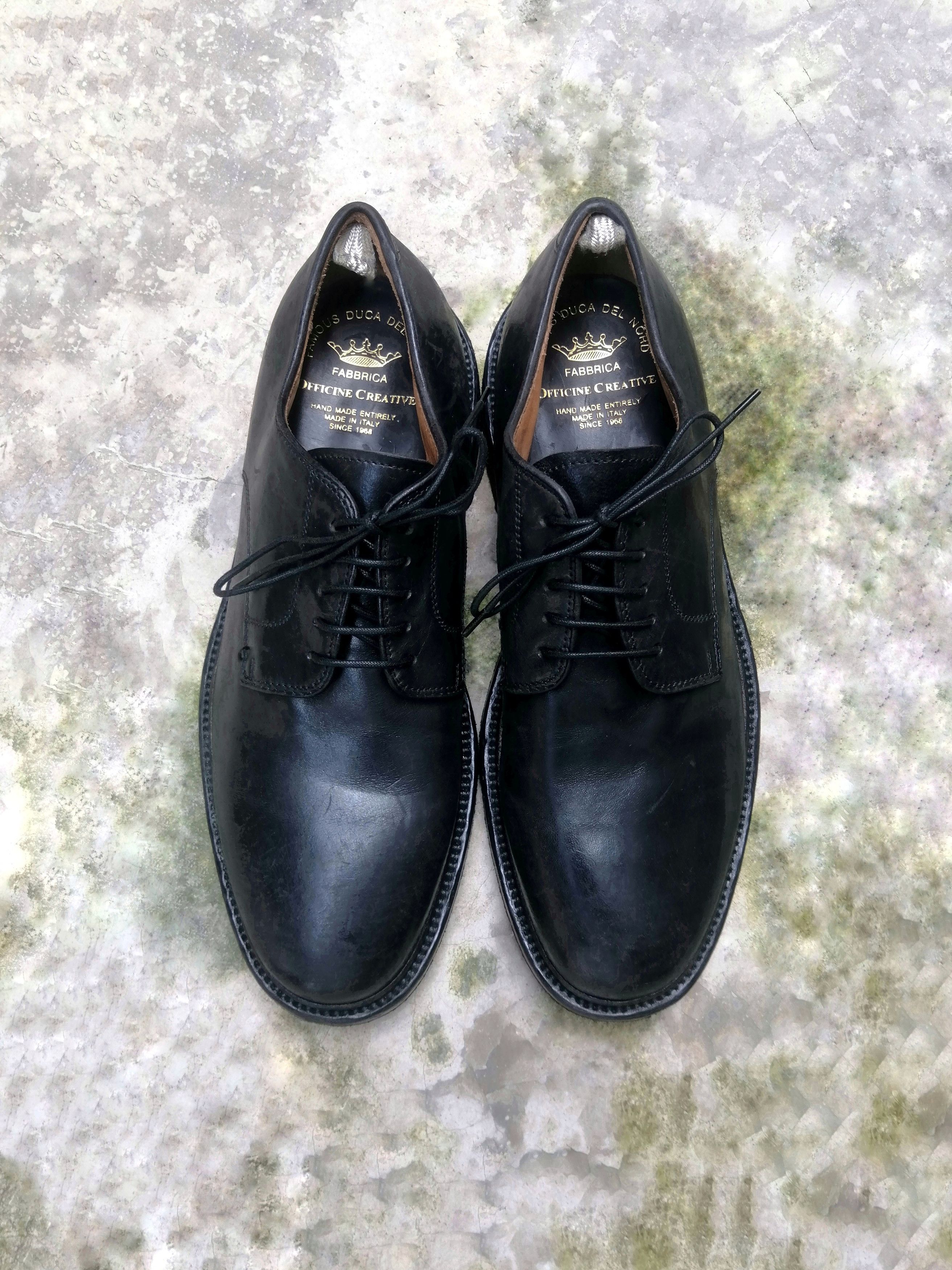 Officine Creative Officine Creative Artik/003 Black Leather Derby