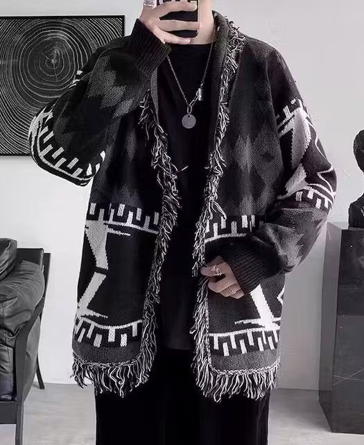 Japanese Brand × Vintage Boho Bohemian Hippie Cardigan Size US XL / EU 56 / 4 - 2 Thumbnail