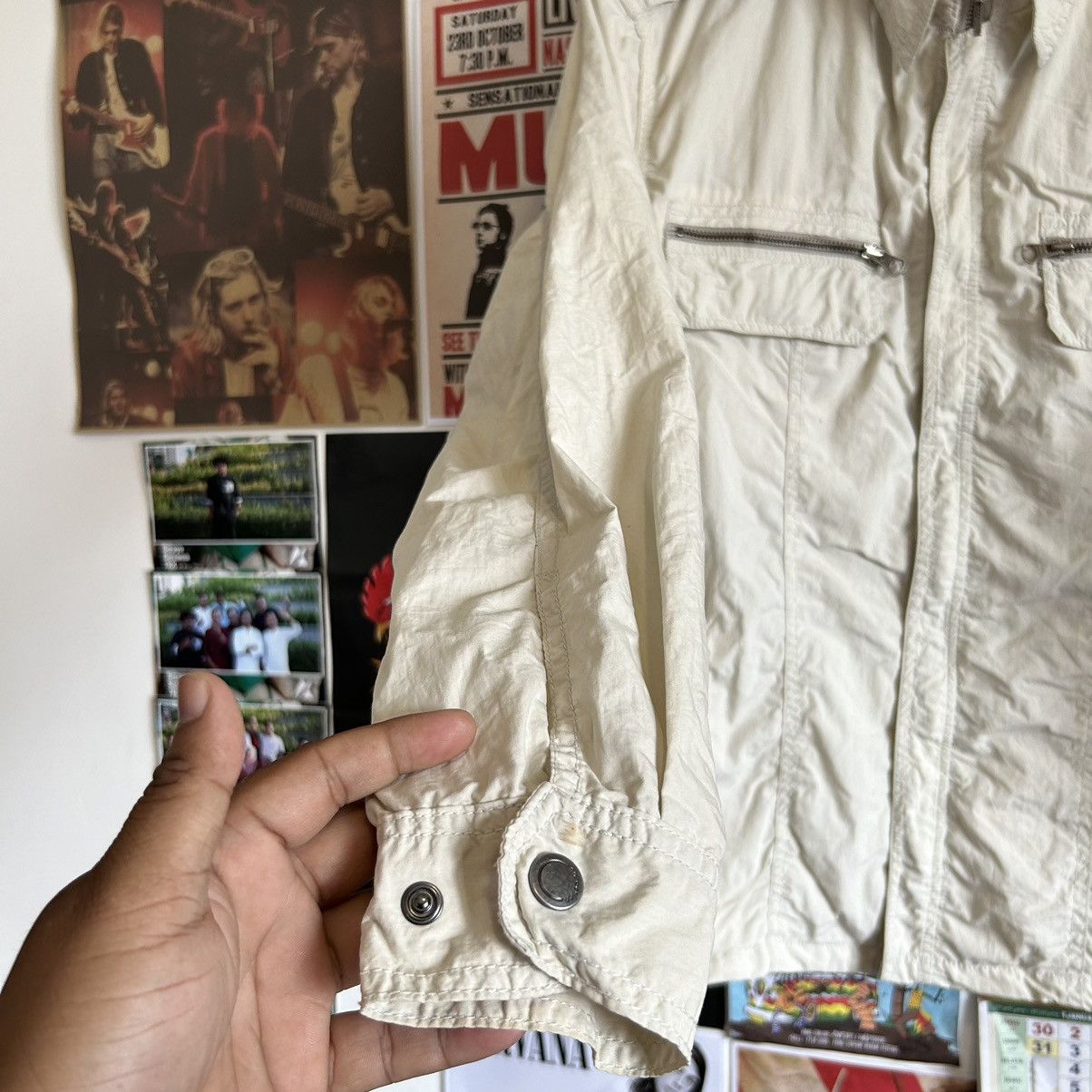 Vintage Vintage G Stage Windbreaker Jacket Size US L / EU 52-54 / 3 - 4 Thumbnail