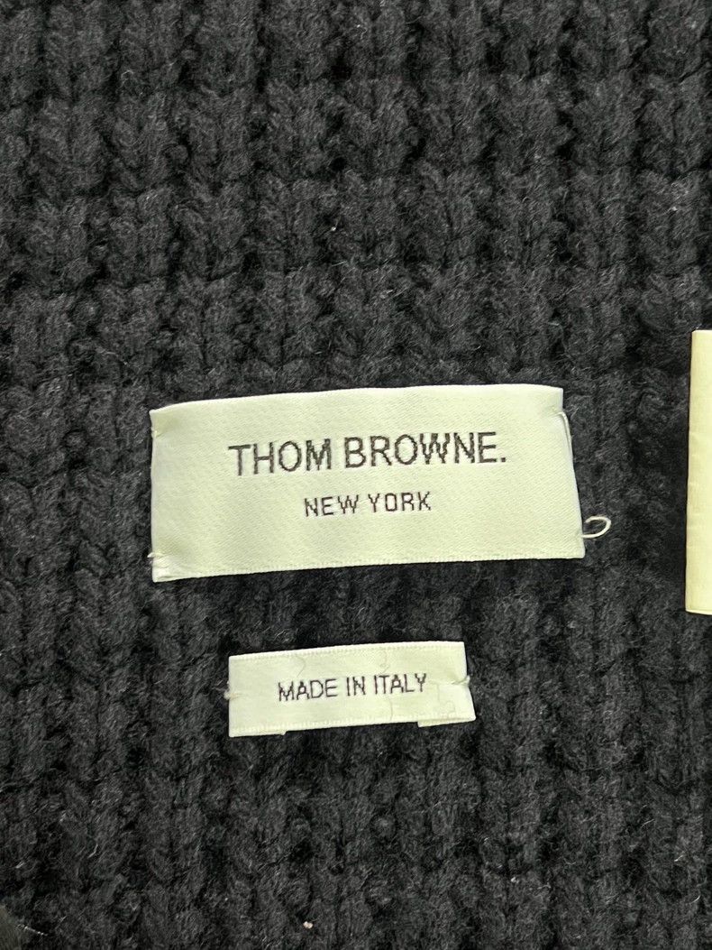 Thom Browne Thom Browne Pocket knit scarf Size ONE SIZE - 4 Thumbnail