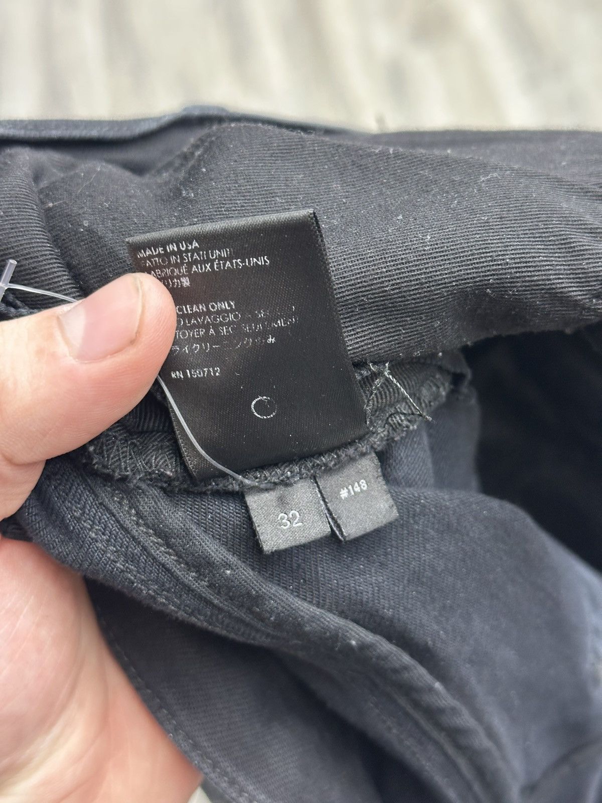 Amiri Amiri MX1 Black Leather Patches Sz32 Size US 32 / EU 48 - 7 Thumbnail