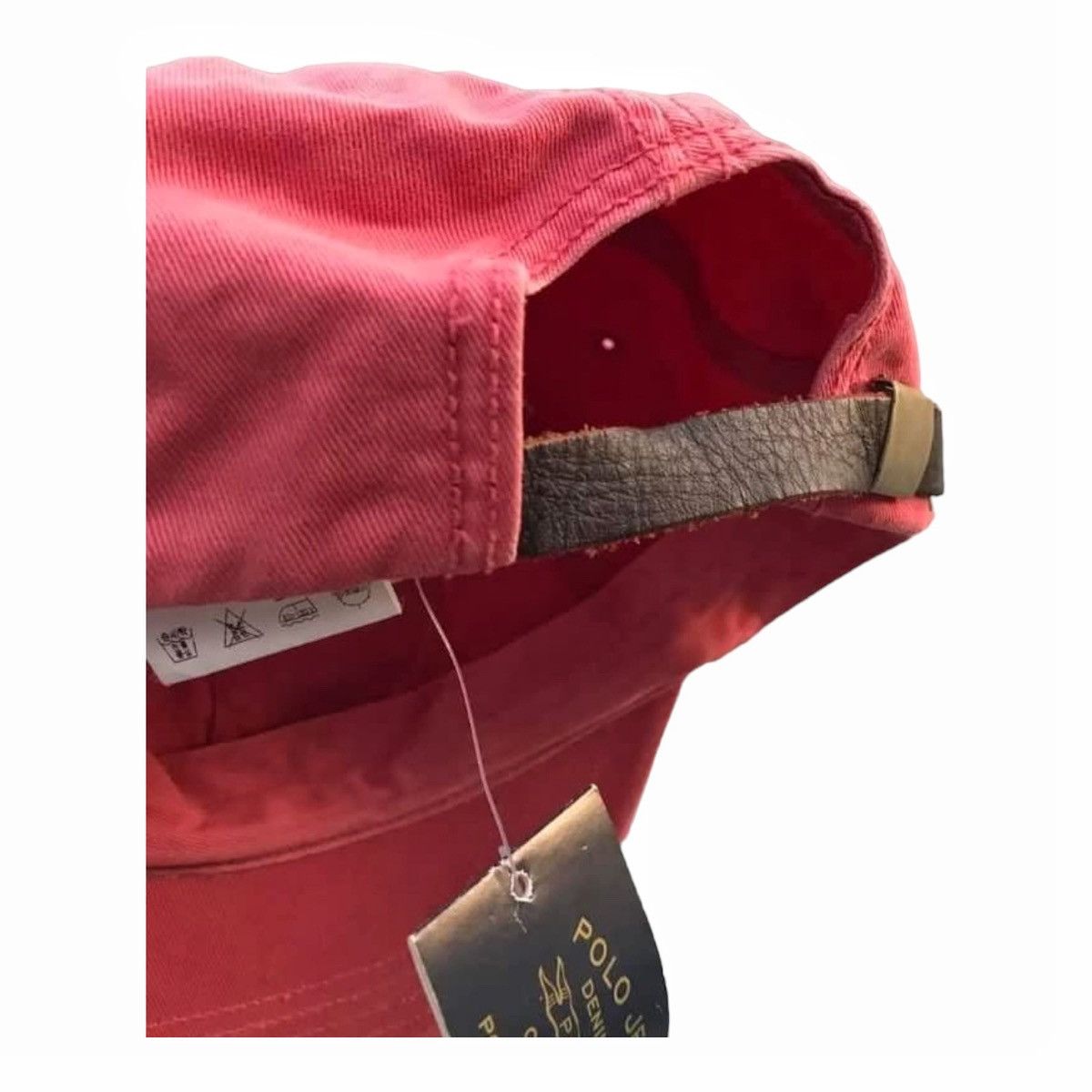 Polo Ralph Lauren × Ralph Lauren × Vintage Polo Jeans Ralph Lauren Baseball Cap Hat Distressed USA Flag Size ONE SIZE - 5 Thumbnail