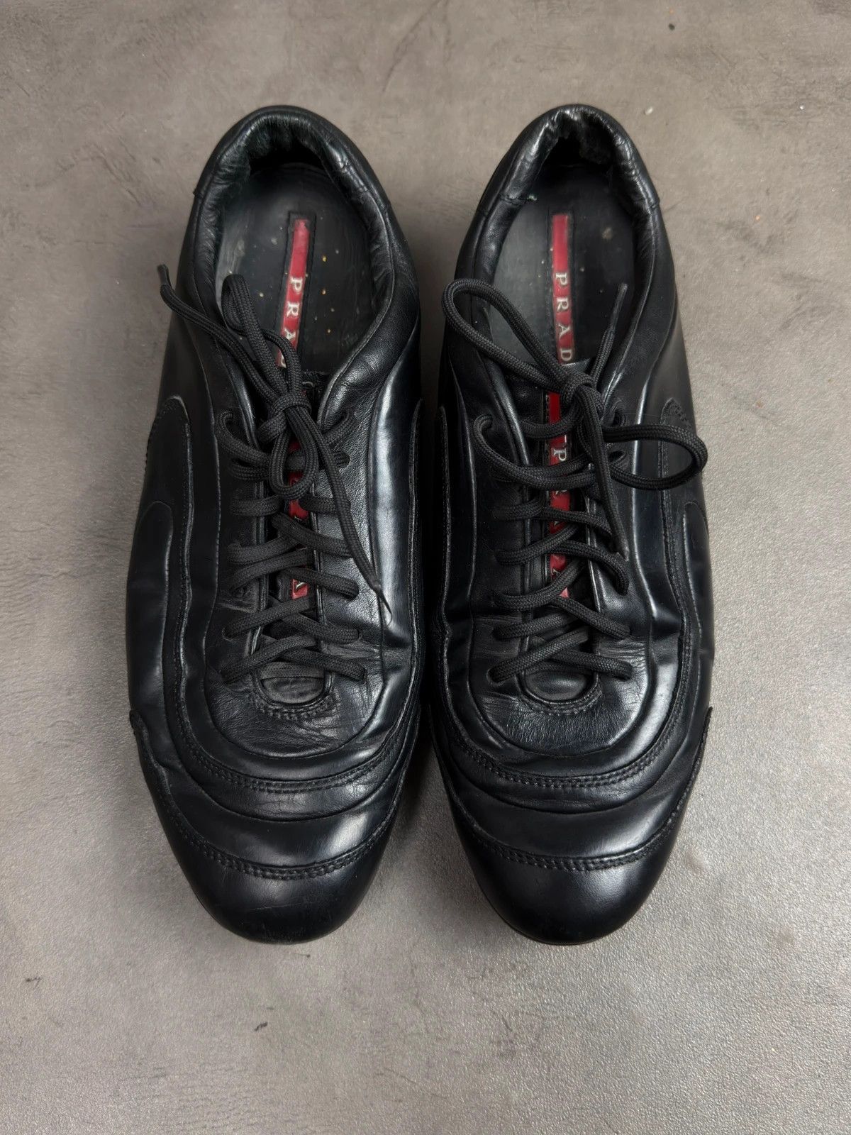 Prada Prada 2000’s archive leather trainers Size US 9.5 / EU 42-43 - 2 Thumbnail