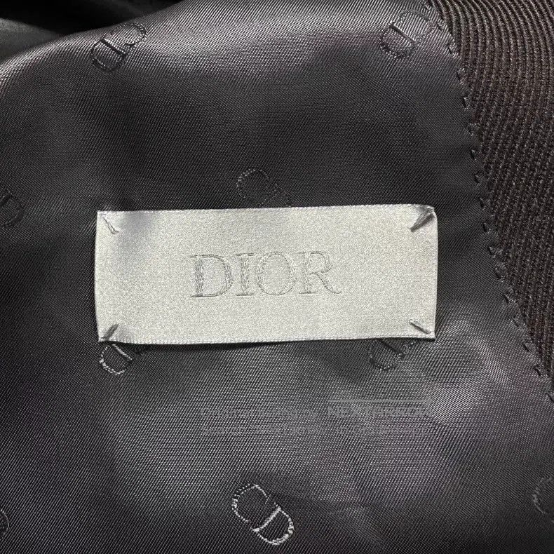 Dior Dior 23fw mocha brown streamer wool pullover jacket Size US M / EU 48-50 / 2 - 6 Thumbnail