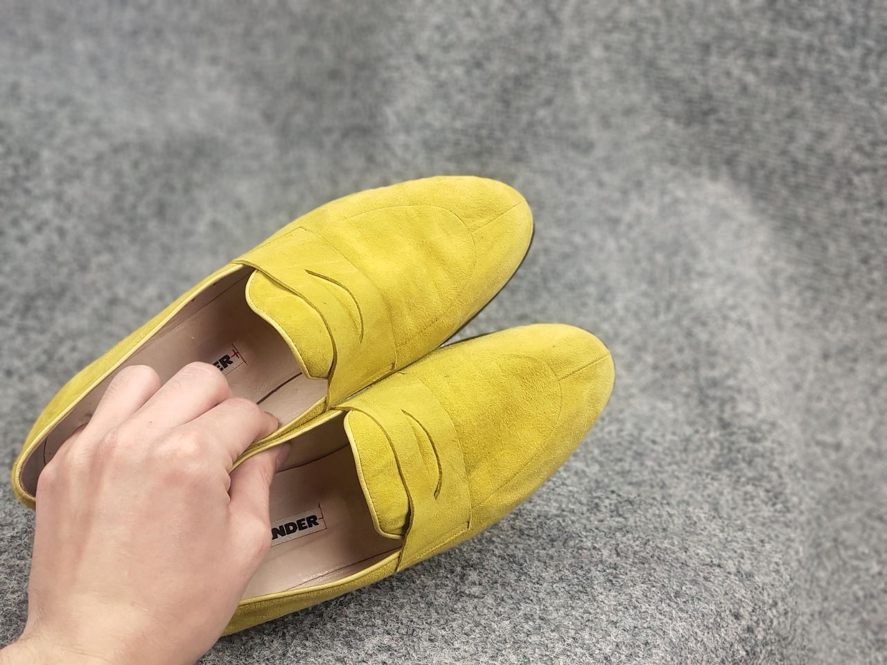Jil Sander Jil Sander Italy Design mustard Leather suede loafers Shoes Size US 9 / IT 39 - 13 Thumbnail