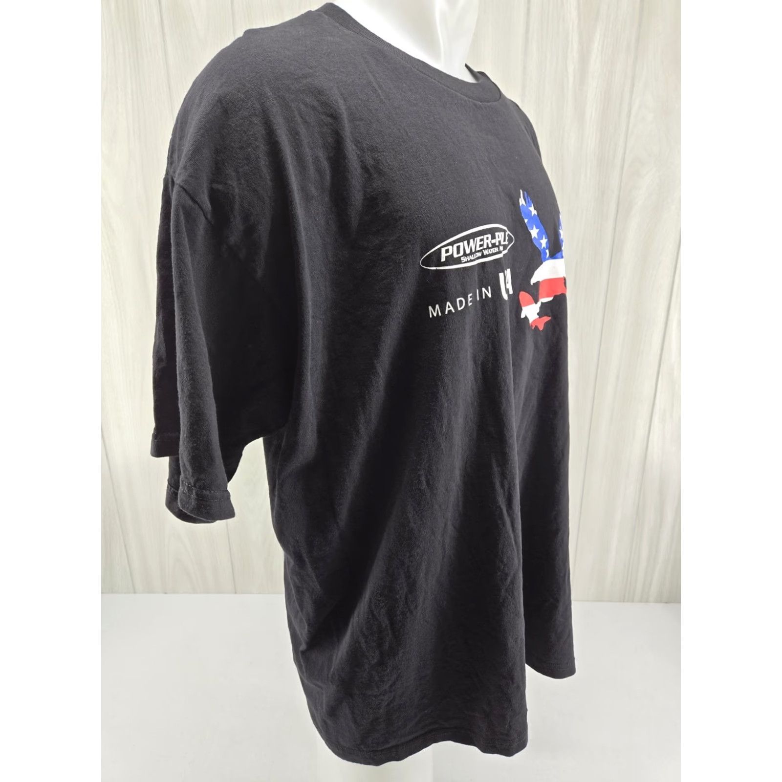 Poler VINTAGE Bayside Power Pole Shallow Water Anchor Shirt 2XL Black USA Bayside Shirt Men Short Sleeve T-Shirt USA 2XL Mens Size US XXL / EU 58 / 5 - 6 Thumbnail