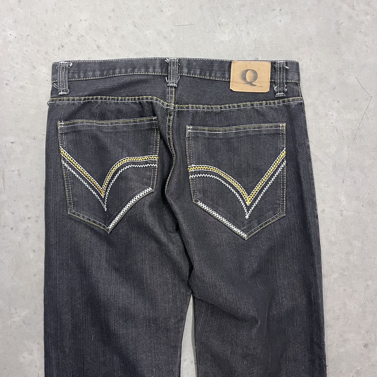 Akademiks × Vintage CRAZY Y2K Baggy Wide Leg Denim Embroidered Pockets skater Size US 38 / EU 54 - 2 Thumbnail