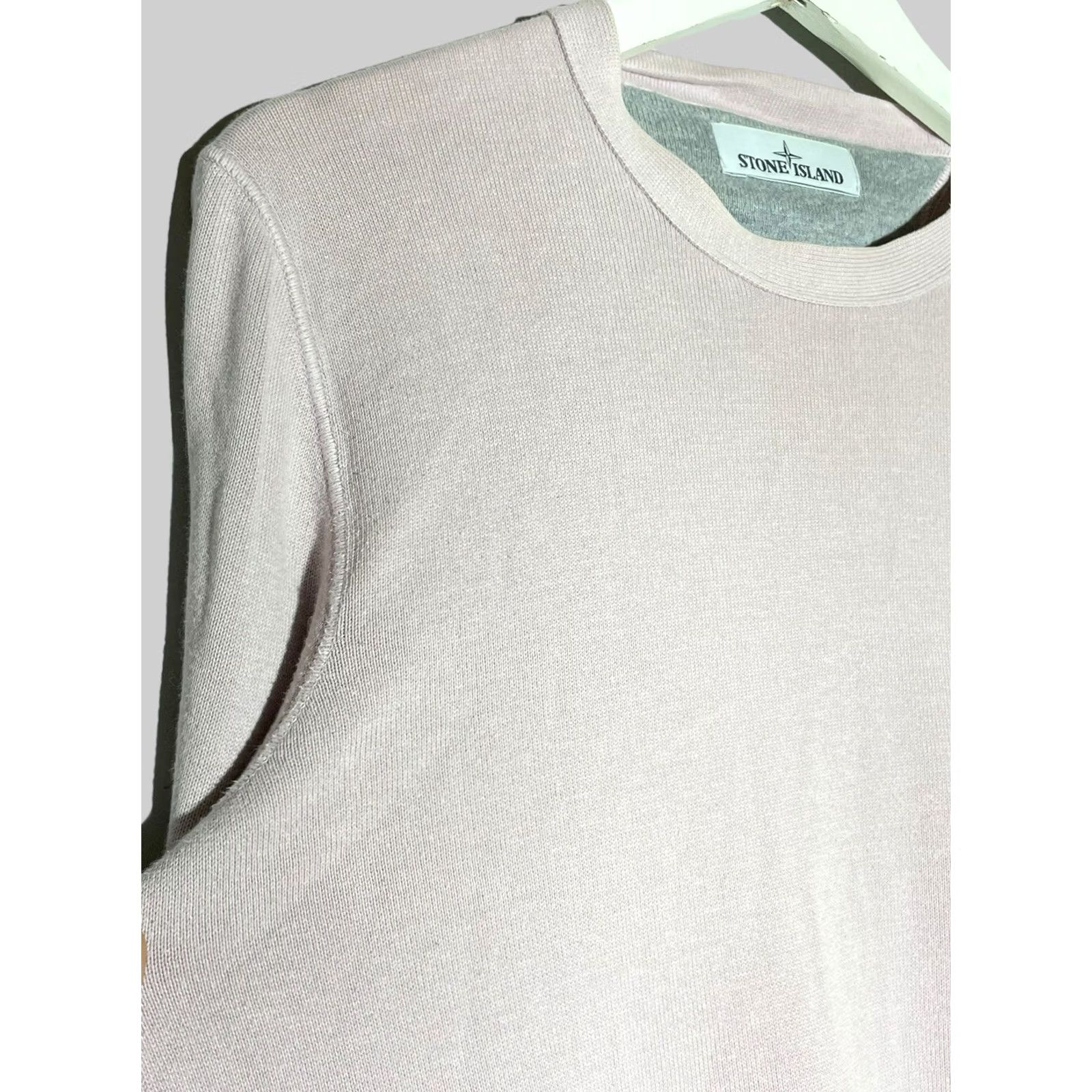 Stone Island Stone Island Crew Neck Pullover Sweater M Pink Mens Classic Designer Size US M / EU 48-50 / 2 - 4 Thumbnail