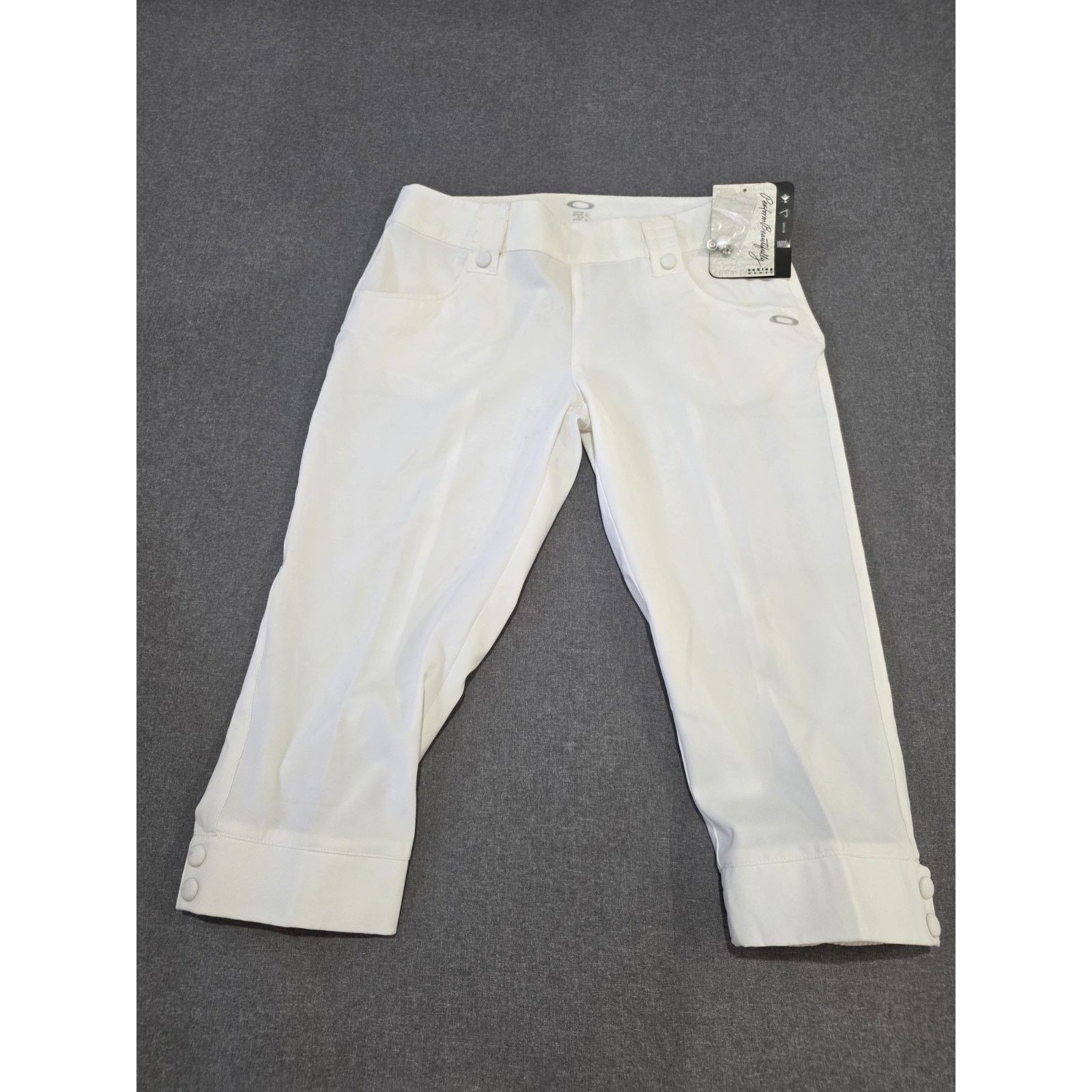 Oakley Womens 6 New NWT Golf Palm Capri Pants Pockets Long UPF 50 Size 28" / US 6 / IT 42 - 1 Thumbnail