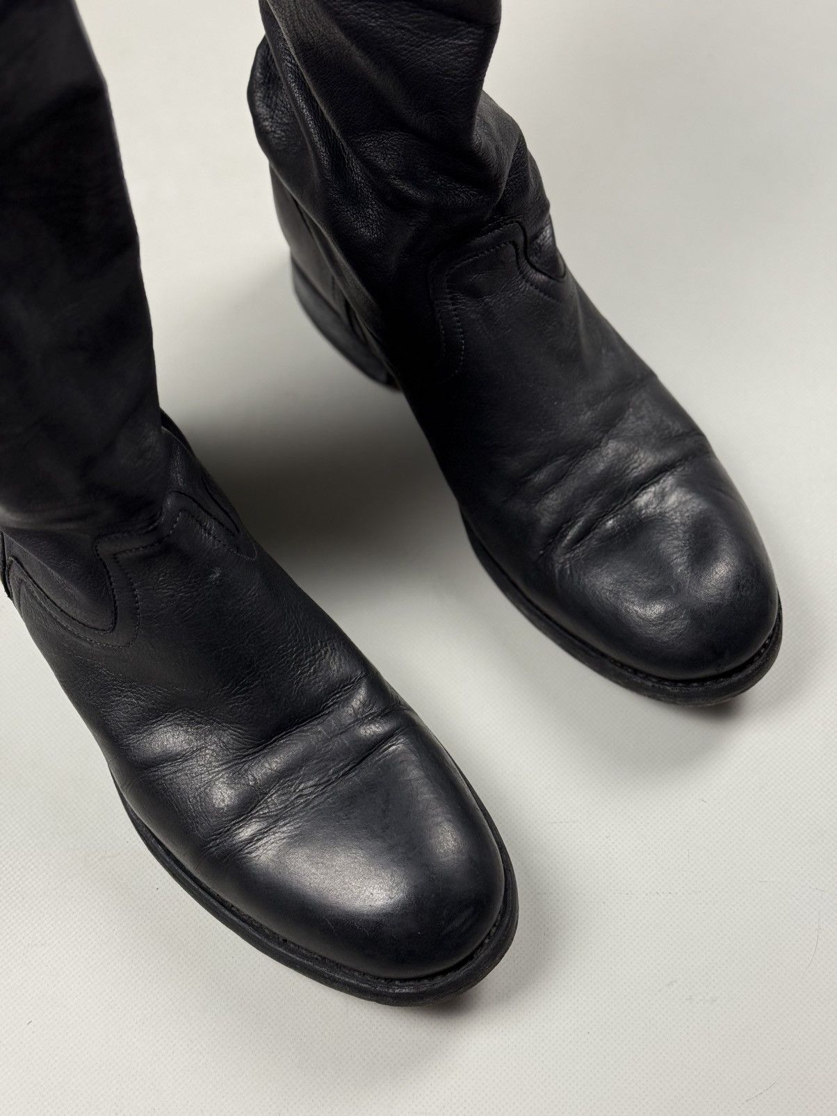 Jean Baptiste Rautureau Jean-Baptiste Rautureau Avant-Garde Leather Boots Shoes Size US 8 / EU 41 - 7 Thumbnail