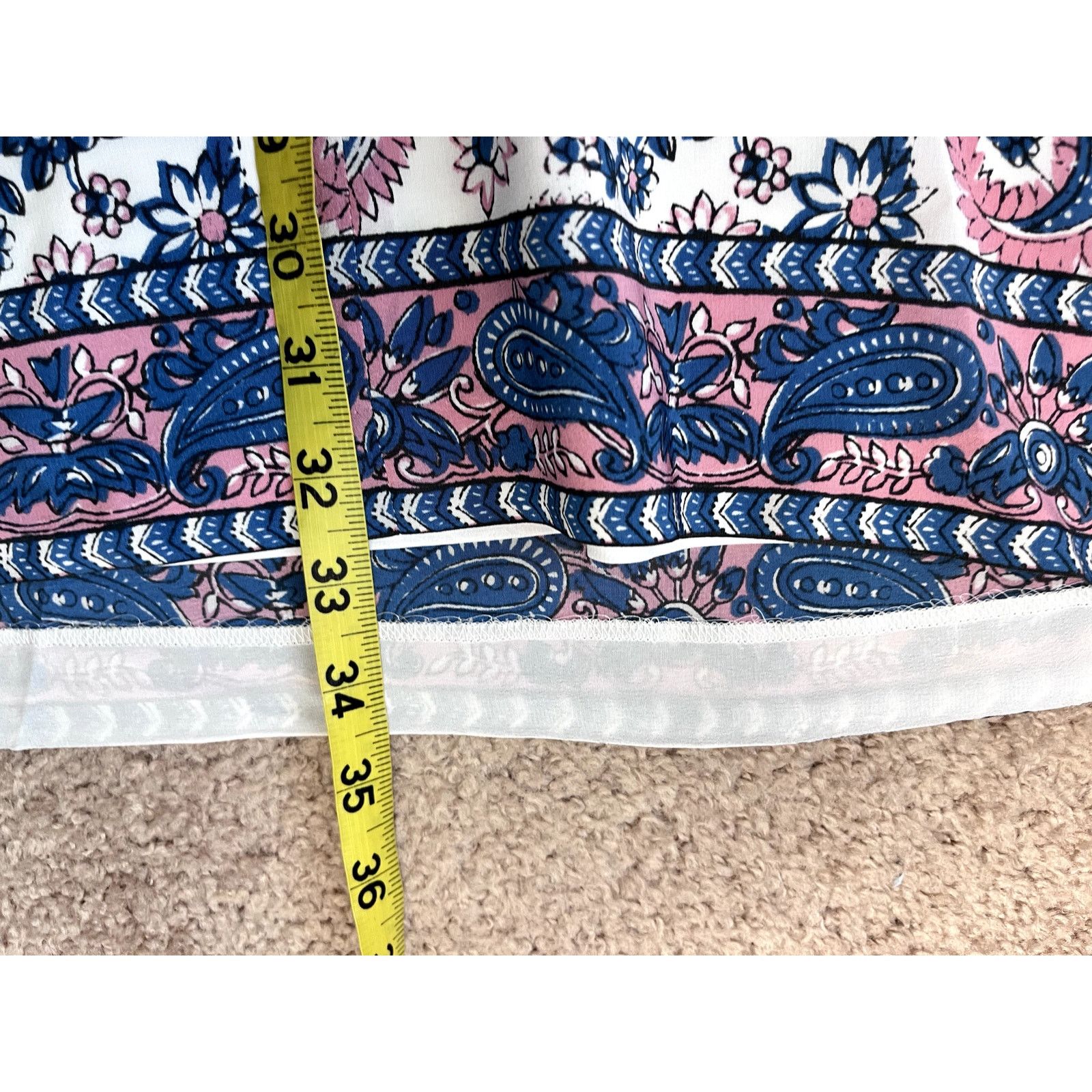 Madewell Women's Silk Madewell Paisley Dress M Size M / US 6-8 / IT 42-44 - 5 Thumbnail
