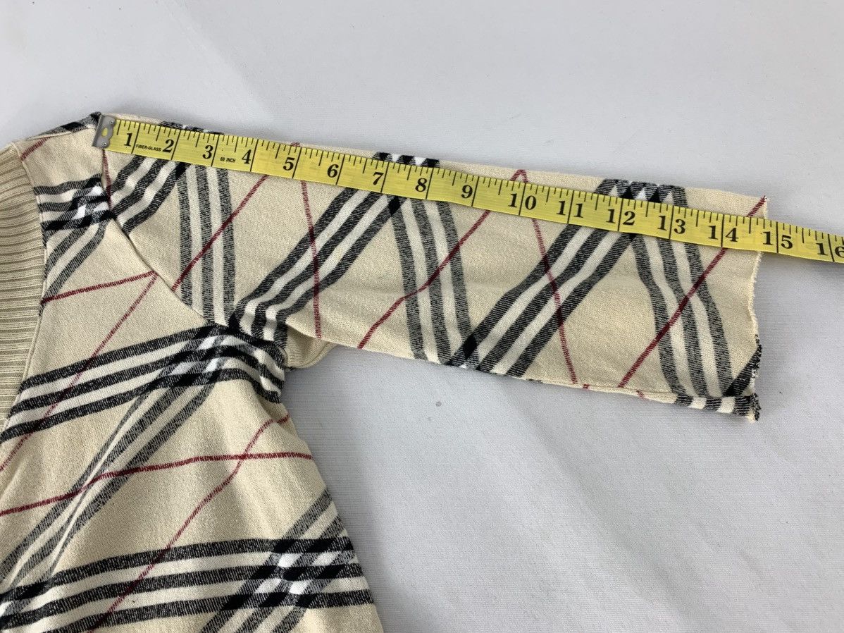 Burberry Hype Burberry London Nova Checked Monogram Knitwear Sweater Size XS / US 0-2 / IT 36-38 - 11 Thumbnail