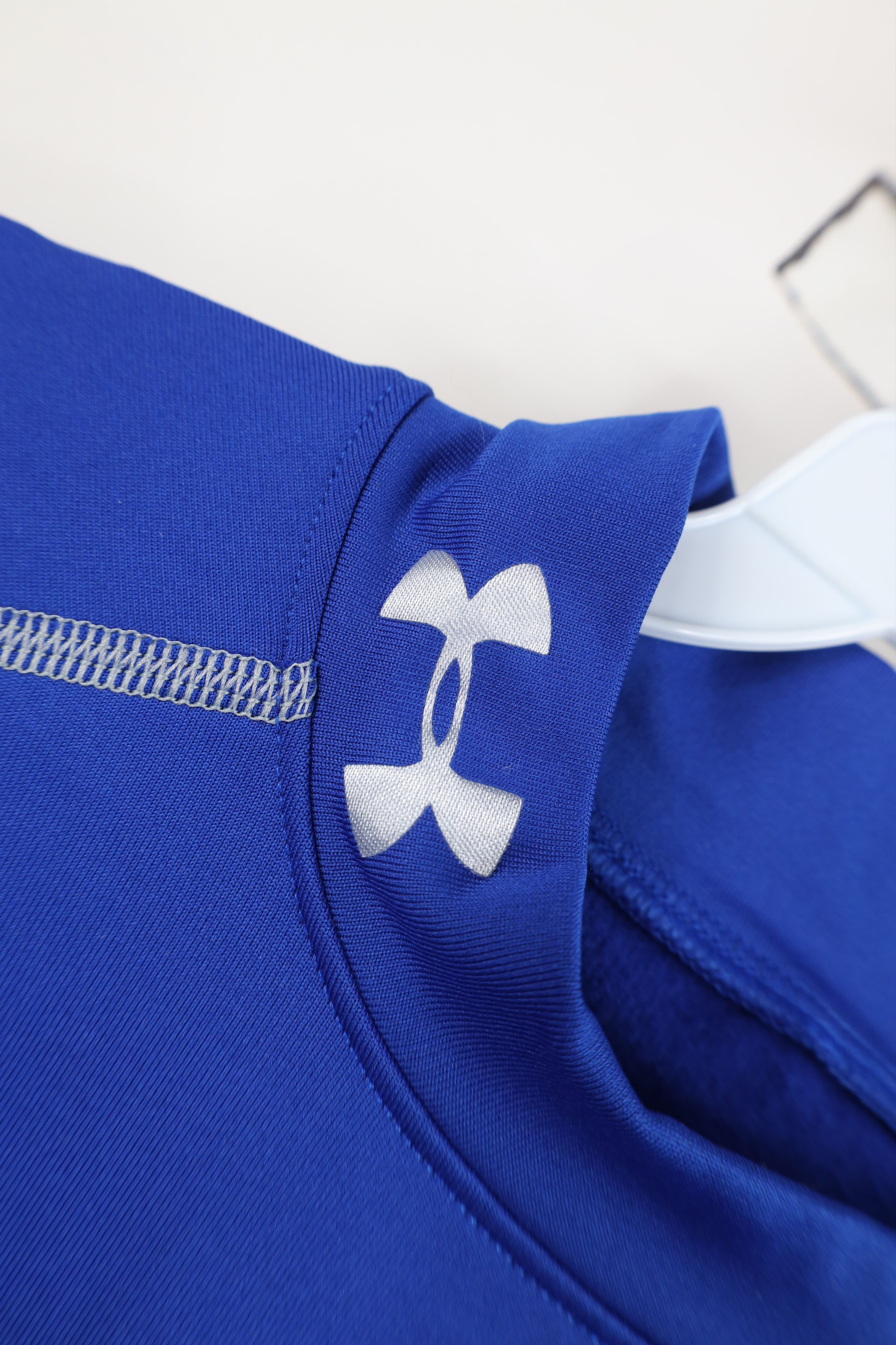 Under Armour Under Armour Compression Mock Neck Long Sleeve T-Shirt Blue Size US XL / EU 56 / 4 - 4 Thumbnail