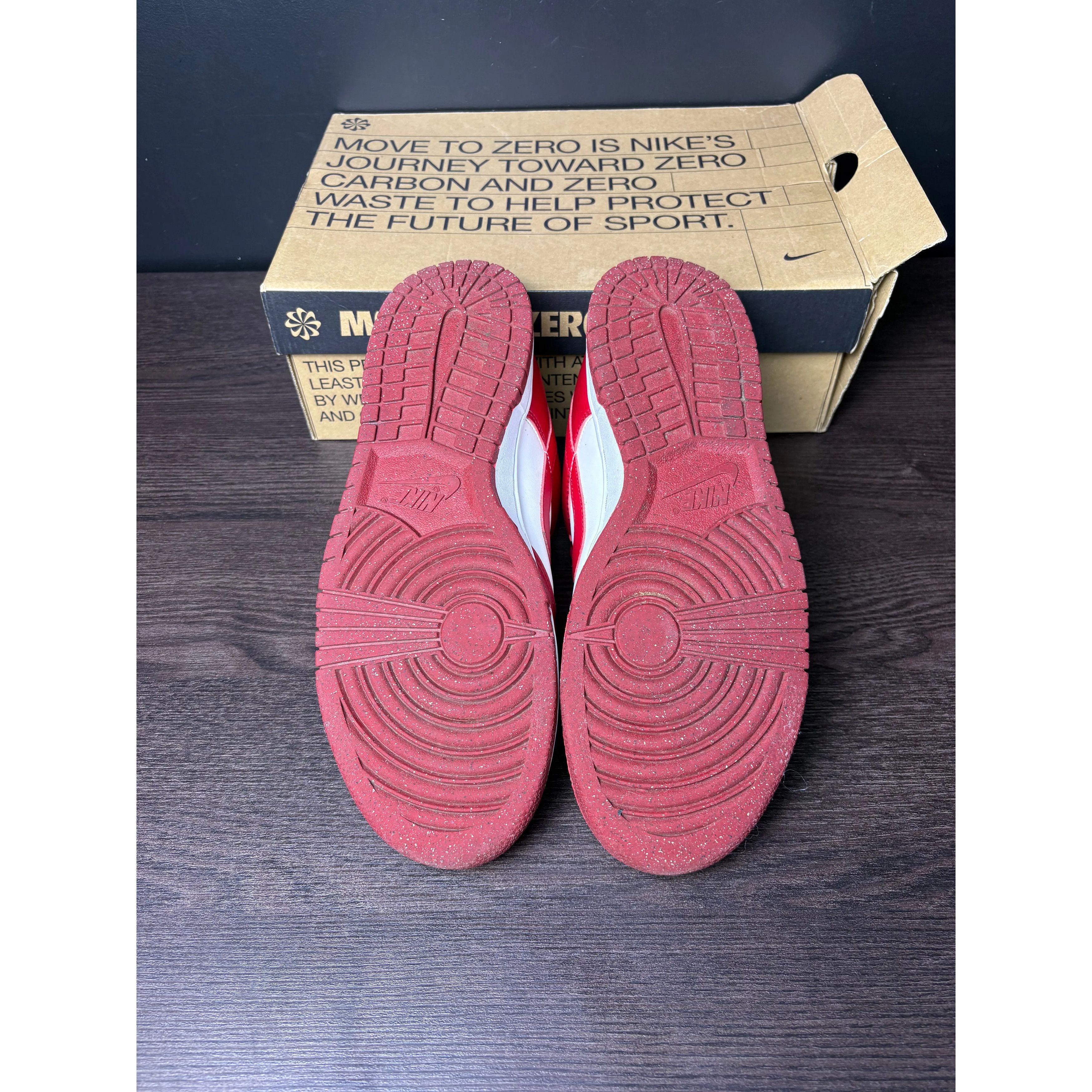 Nike Nike Dunk Low Next Nature "White Gym Red" (Women's) **PRE-OWNED** Size US 11.5 / EU 44-45 - 5 Thumbnail