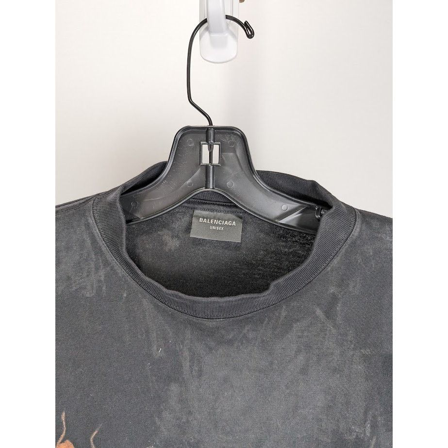 Balenciaga o1rshd1 Long Sleeve T-Shirt in Nero Size US M / EU 48-50 / 2 - 4 Thumbnail