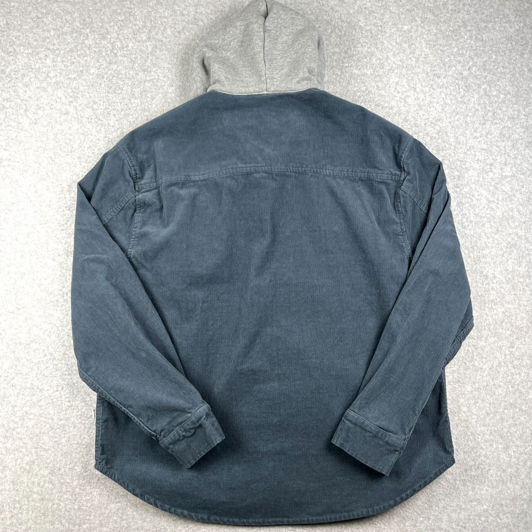 Vintage Birdwell Beach Britches Corduroy Jacket Hooded Snap Button XL Blue Mens Size US XL / EU 56 / 4 - 2 Thumbnail