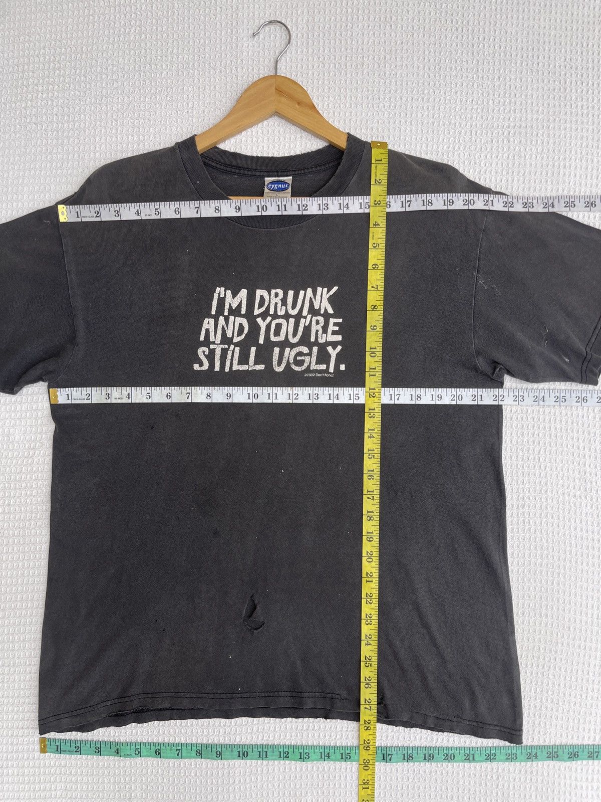 Vintage Rare🔥Vintage 90s THRASHED FADED Don’t Panic Tee Size US L / EU 52-54 / 3 - 15 Thumbnail