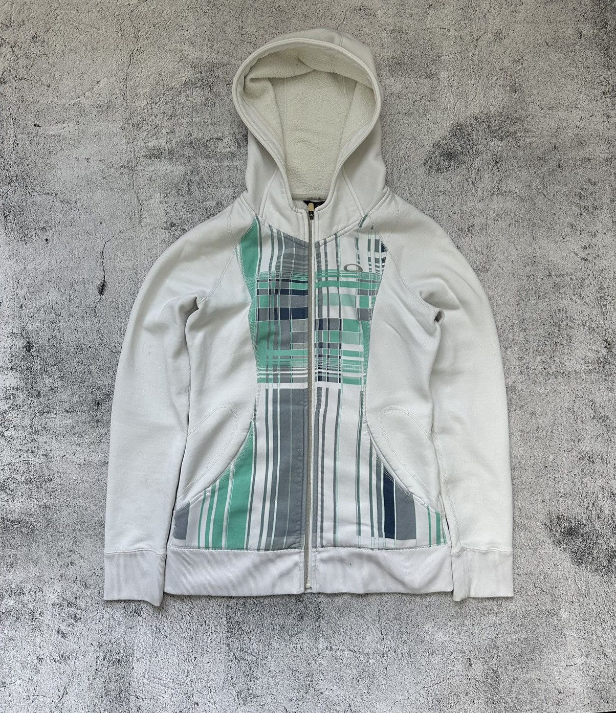 Oakley Vintage Oakley Zip Fleece Hodie Y2K Fit Logo Size M / US 6-8 / IT 42-44 - 1 Thumbnail