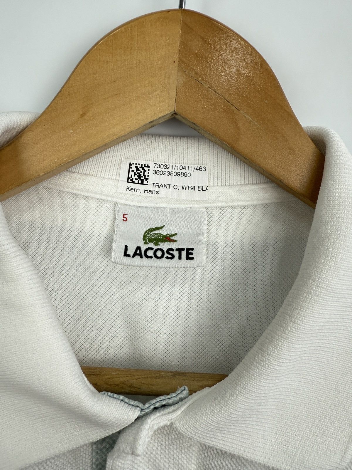 Lacoste 🇫🇷 Vintage 90s Lacoste Polo T-Shirt Made In France Retro Rare Size US L / EU 52-54 / 3 - 5 Thumbnail