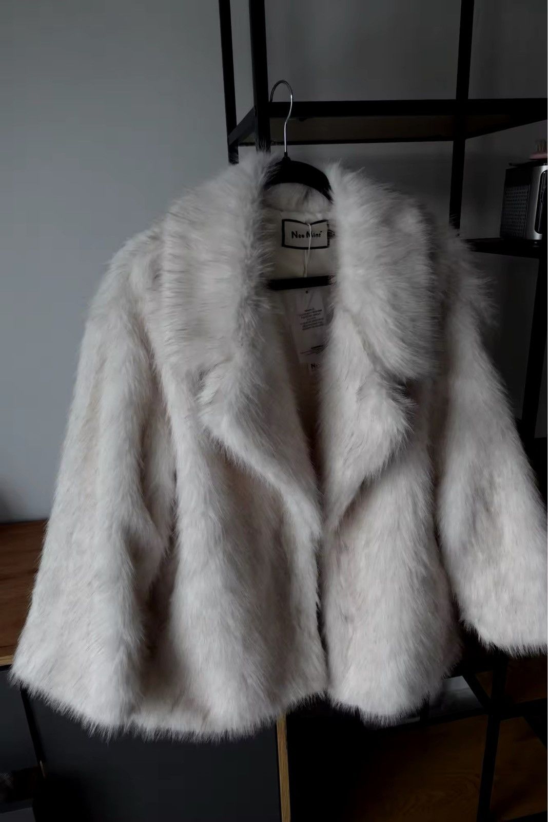 Designer × Vintage Winter Fluffy Oversized Trendy Faux Fur Warm Coat Size M / US 6-8 / IT 42-44 - 5 Thumbnail