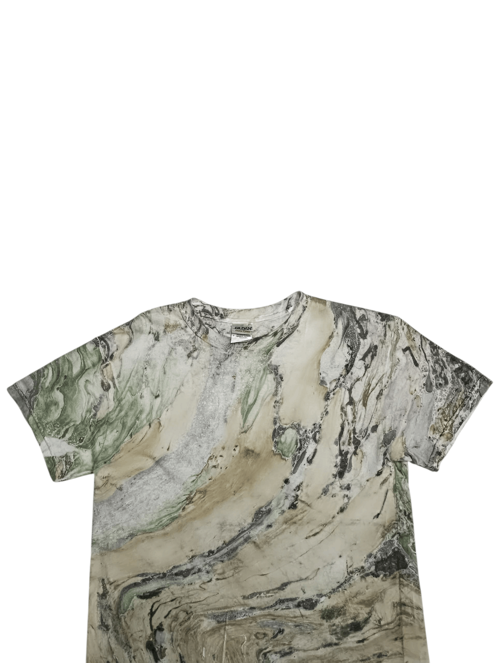 Vintage Vintage Beautiful Motif Marble T-shirt Size US M / EU 48-50 / 2 - 2 Thumbnail