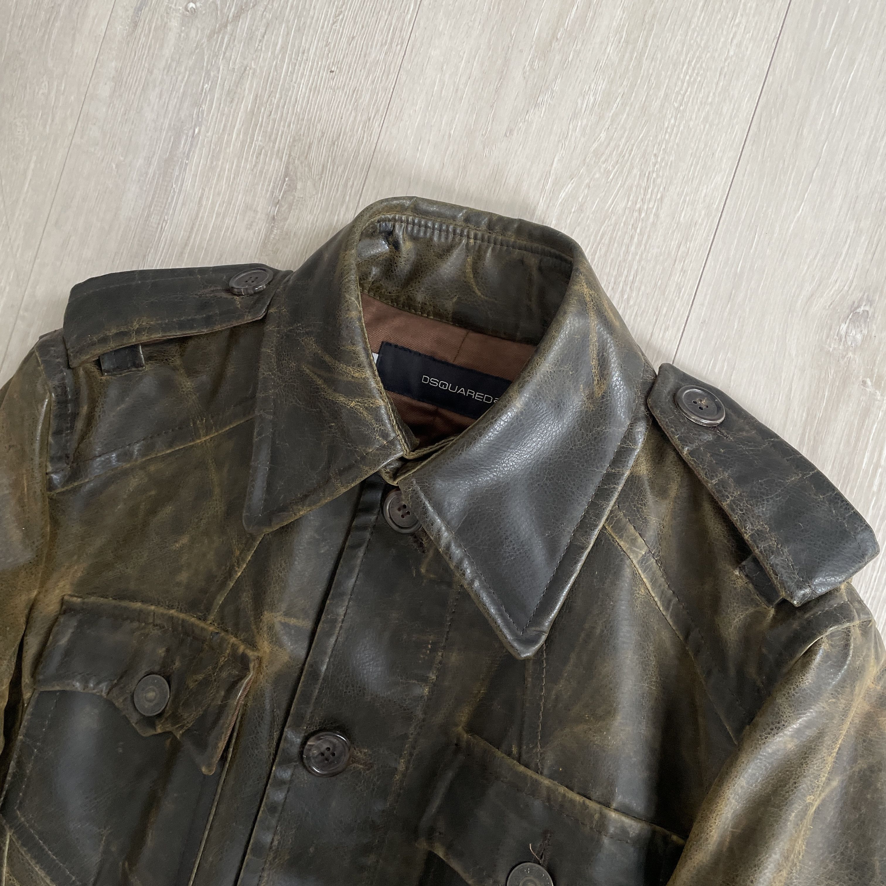 Dsquared2 Dsquared2 AW03 leather jacket Size US M / EU 48-50 / 2 - 8 Thumbnail