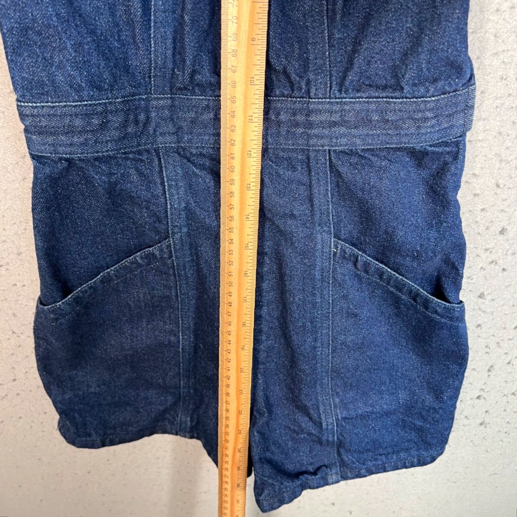 Topshop Topshop Denim Romper Womens Size 2 Sleeveless Tie-Strap 100% Cotton Blue Vintage No N/A Size 26" / US 2 / IT 38 - 6 Thumbnail