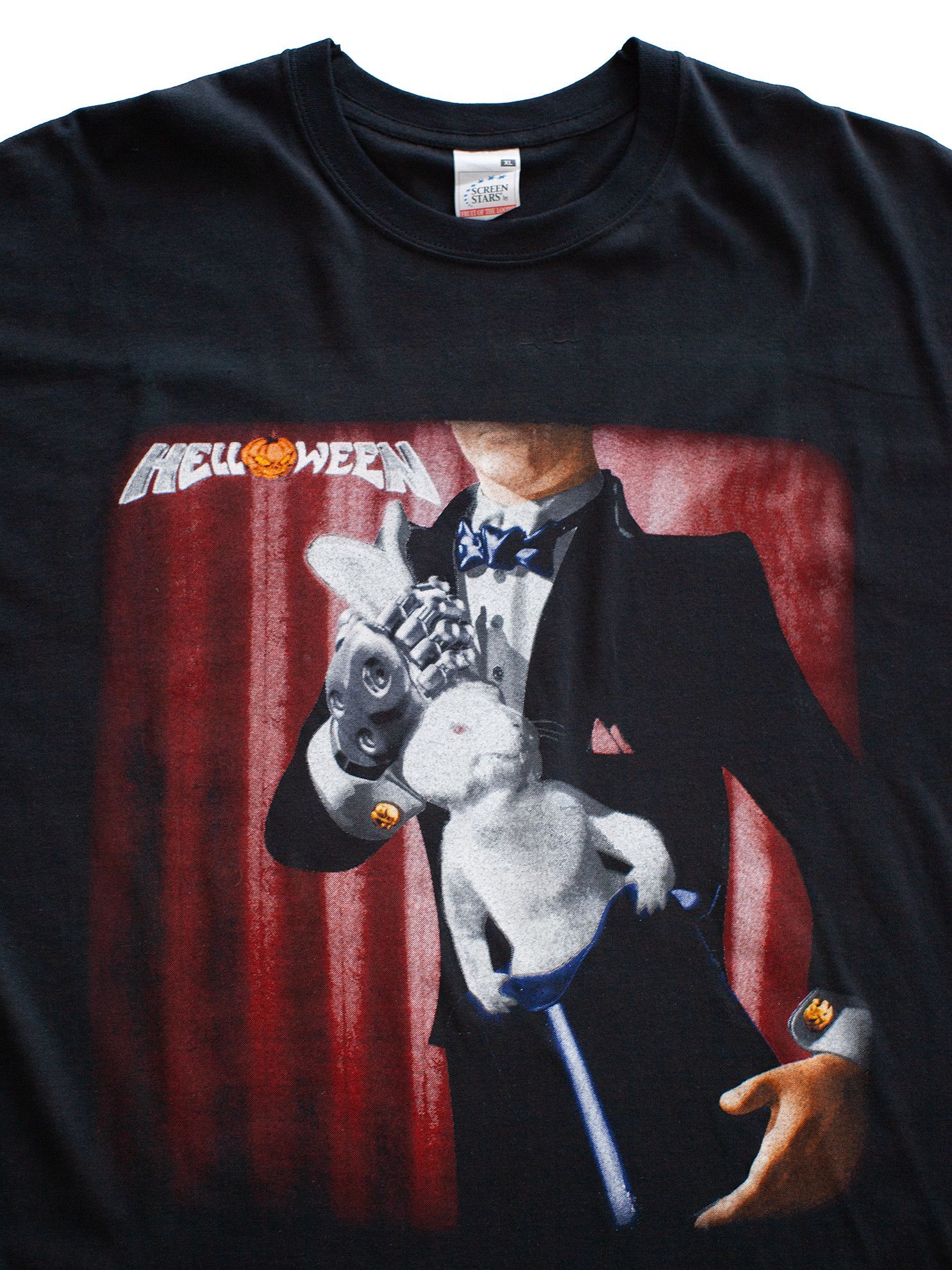 Band Tees 2006 Helloween "Rabbits On The Run" 00s Euro Tour T-Shirt Size US XL / EU 56 / 4 - 4 Thumbnail