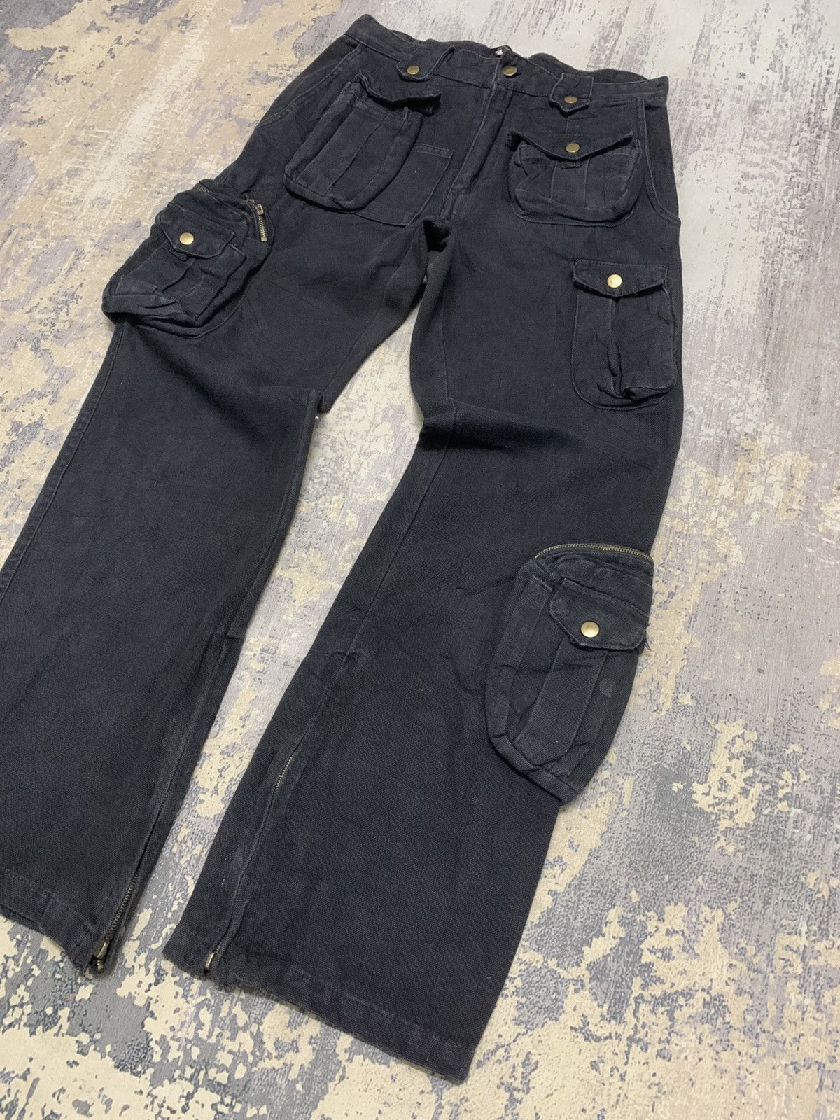 If Six Was Nine Philodox Japan Archive Bondage Parachute Cargo Pants M Size US 31 - 2 Thumbnail