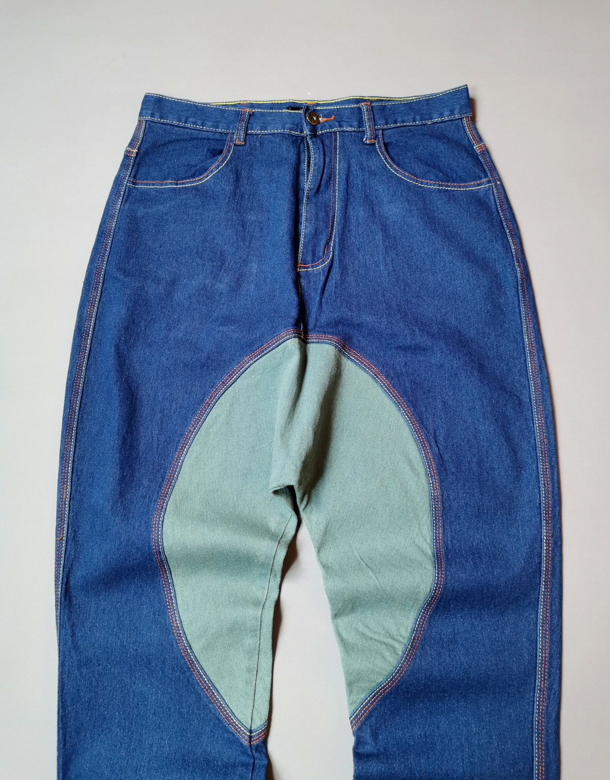 Designer × Japanese Brand Open Arms Patchwork (LG53) Size US 31 - 3 Thumbnail