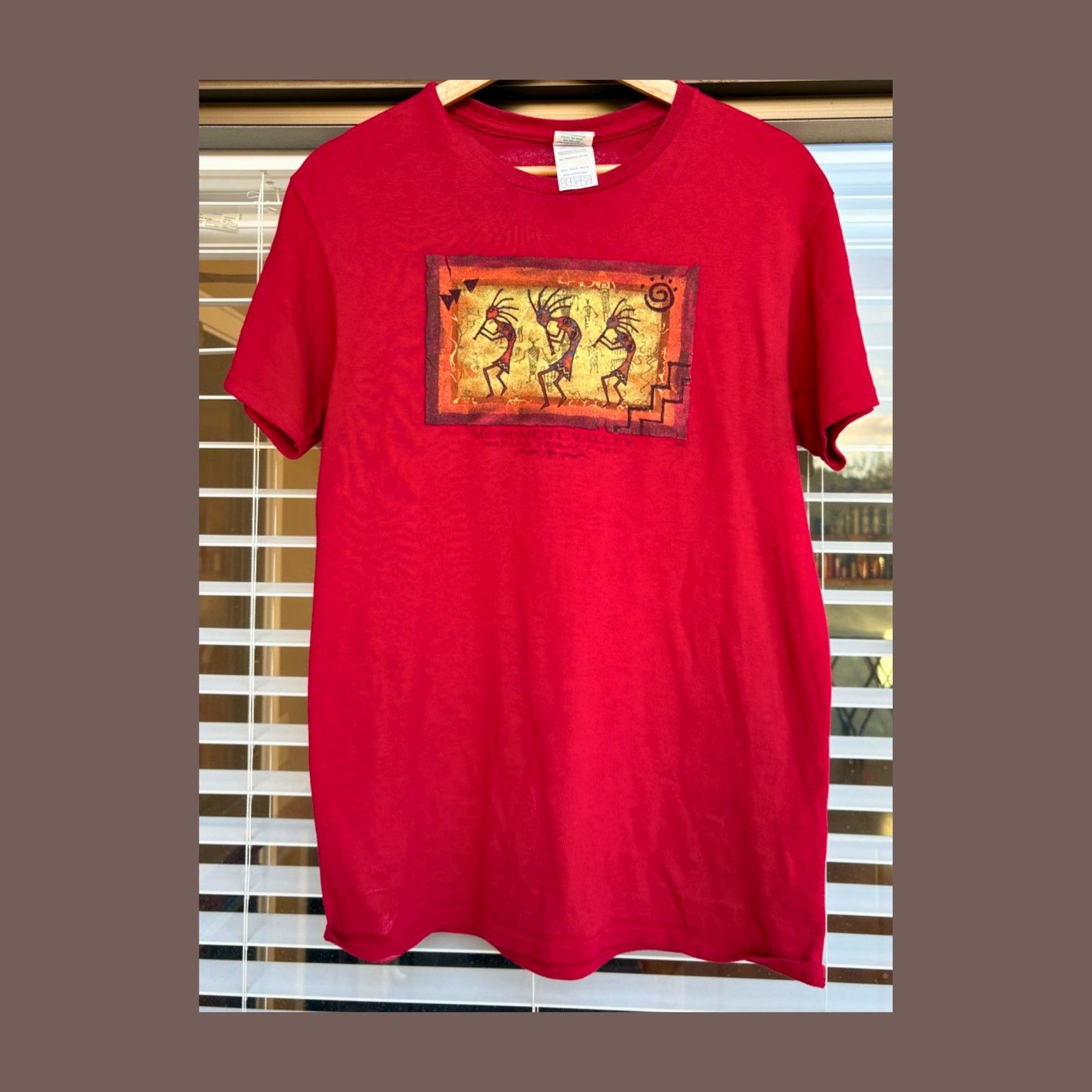 Vintage VTG Tee | Delta Pro Weight Red Kokopelli | Heritage Tourist Size US S / EU 44-46 / 1 - 1 Thumbnail