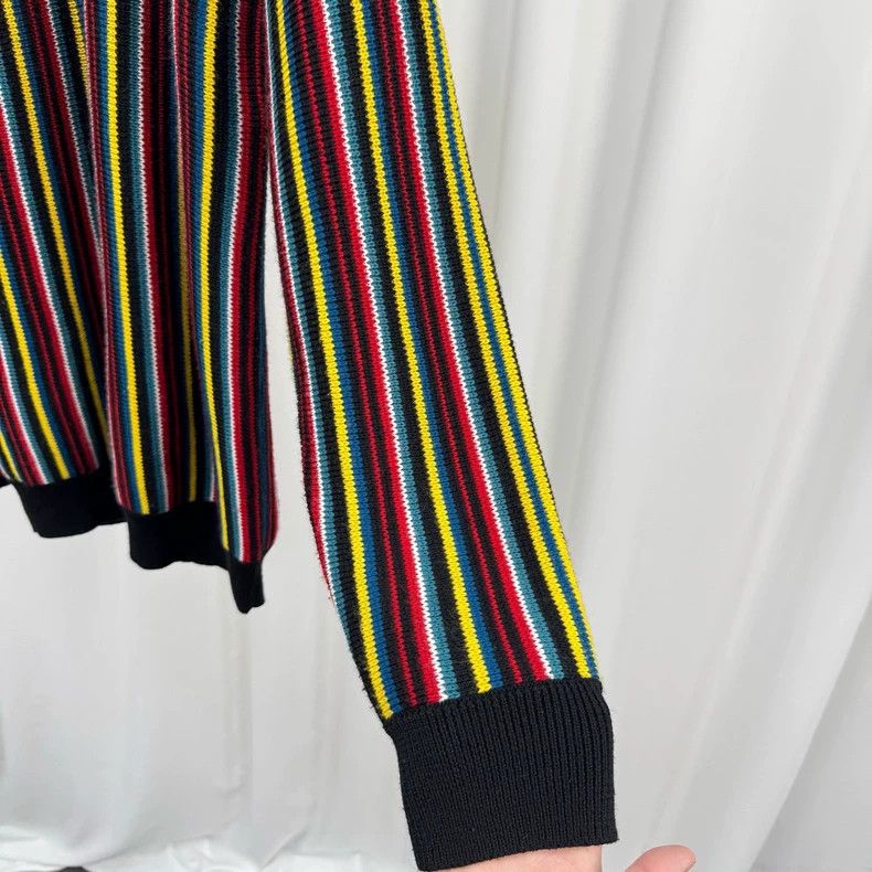 Balenciaga Balenciaga Colorful embroidered letter knit sweater Size US S / EU 44-46 / 1 - 4 Thumbnail