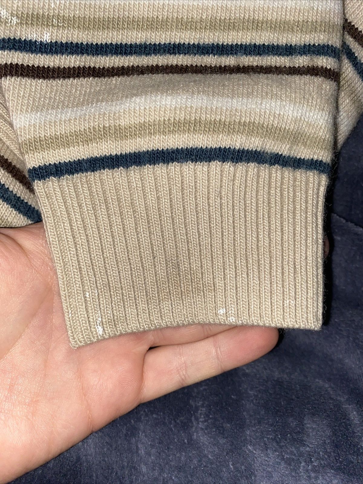 Lacoste Vintage Lacoste Wool Striped Sweater Sweatshirt Size US XL / EU 56 / 4 - 6 Thumbnail