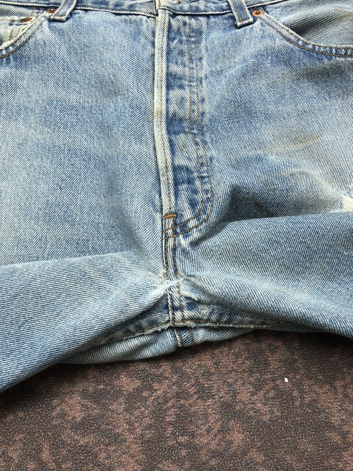 Levi's Vintage Levi's 501 Ripped/Distressed Baggy Jeans Size US 34 / EU 50 - 7 Thumbnail