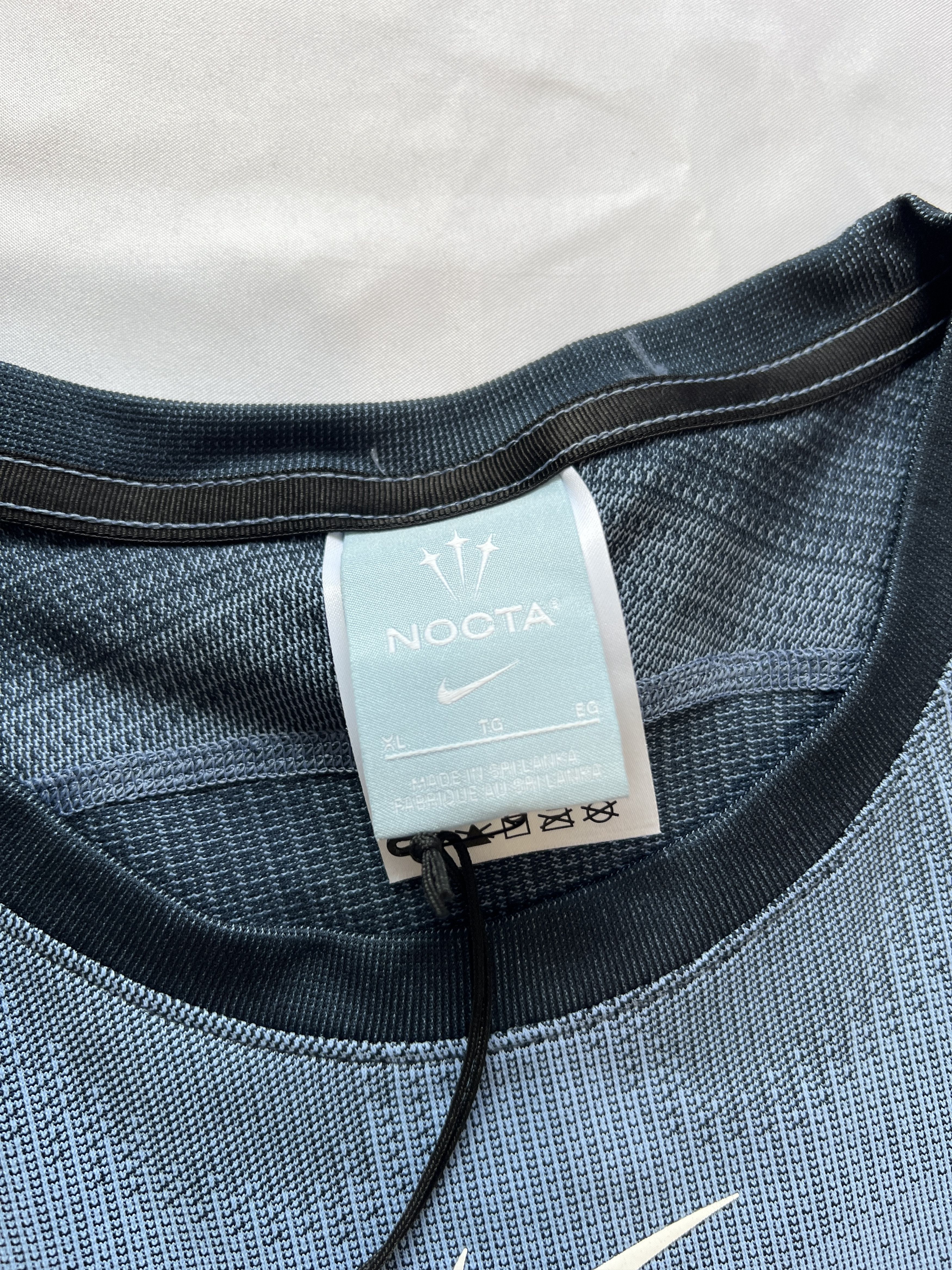 Drake NOCTA NRG Knit Long Sleeve Top Cobalt Bliss/Dark Obsidian Size US XL / EU 56 / 4 - 3 Thumbnail