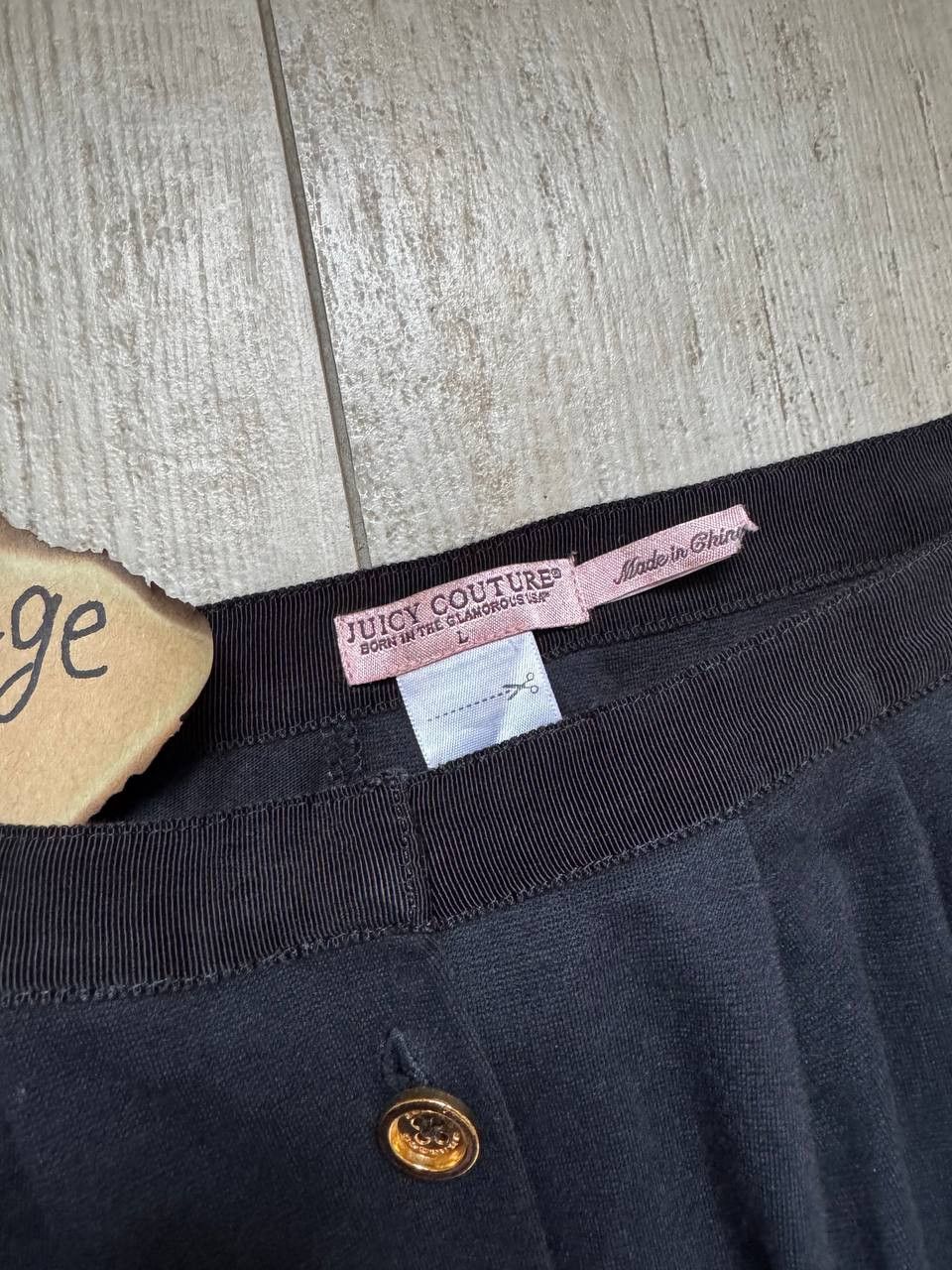 Juicy Couture Juicy Couture Dark Blue Skirt with Gold Buttons Size 34" / US 12 / IT 48 - 5 Thumbnail