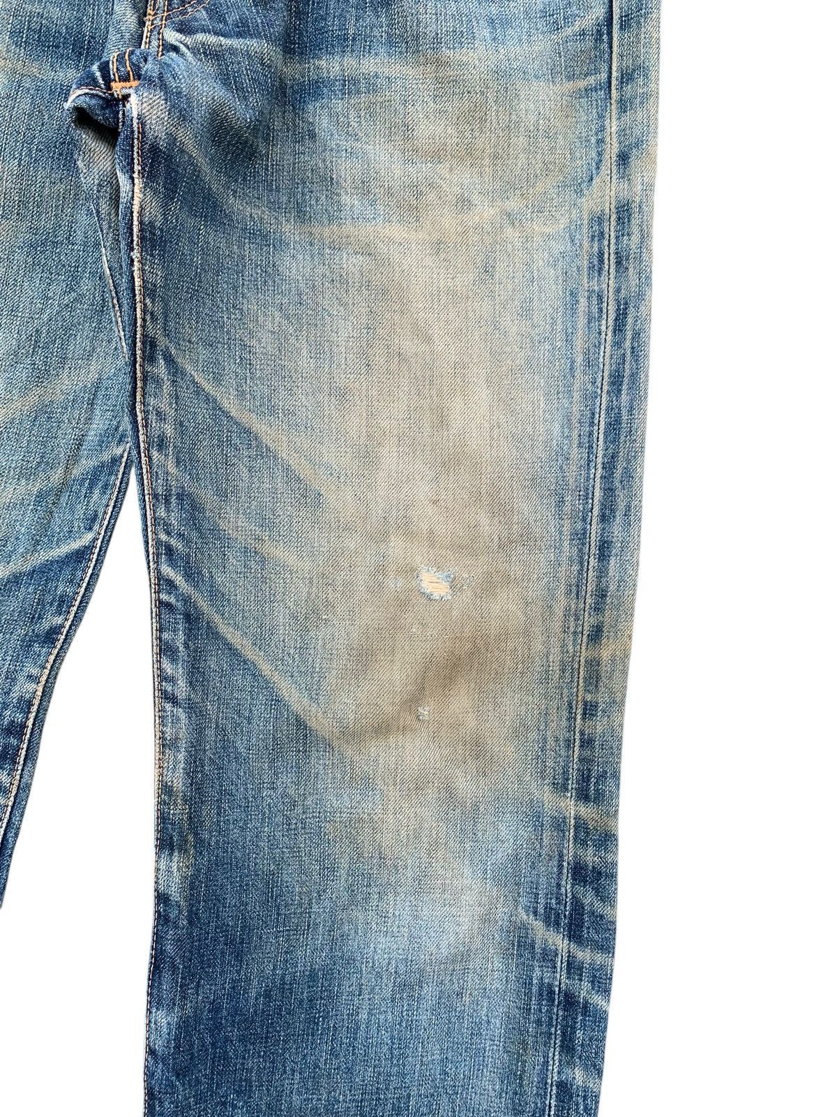 Kapital VINTAGE EDWIN 505XX SELVEDGE RUSTY MUDWASH DISTRESSED DENIM Size US 29 - 16 Thumbnail