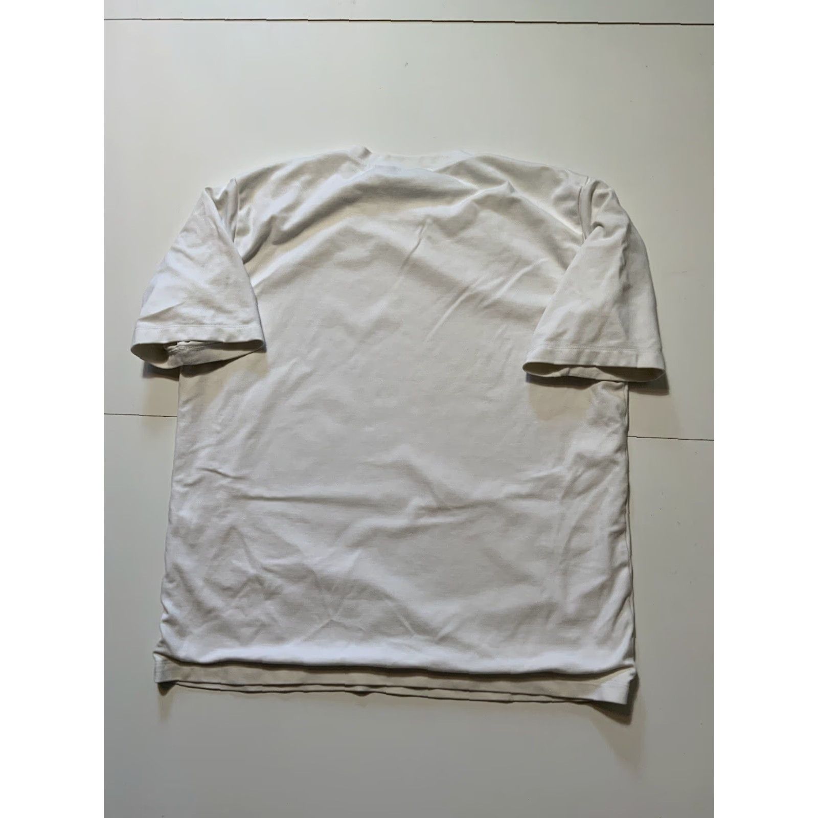 Vintage DJO Threads Beverly Hills Collection 2 Silk Lined Double Layer S/S T-Shirt Sz. M Men White Shirt Lined Silk BH Collection 2 Mens M White Shirt Size US M / EU 48-50 / 2 - 2 Thumbnail