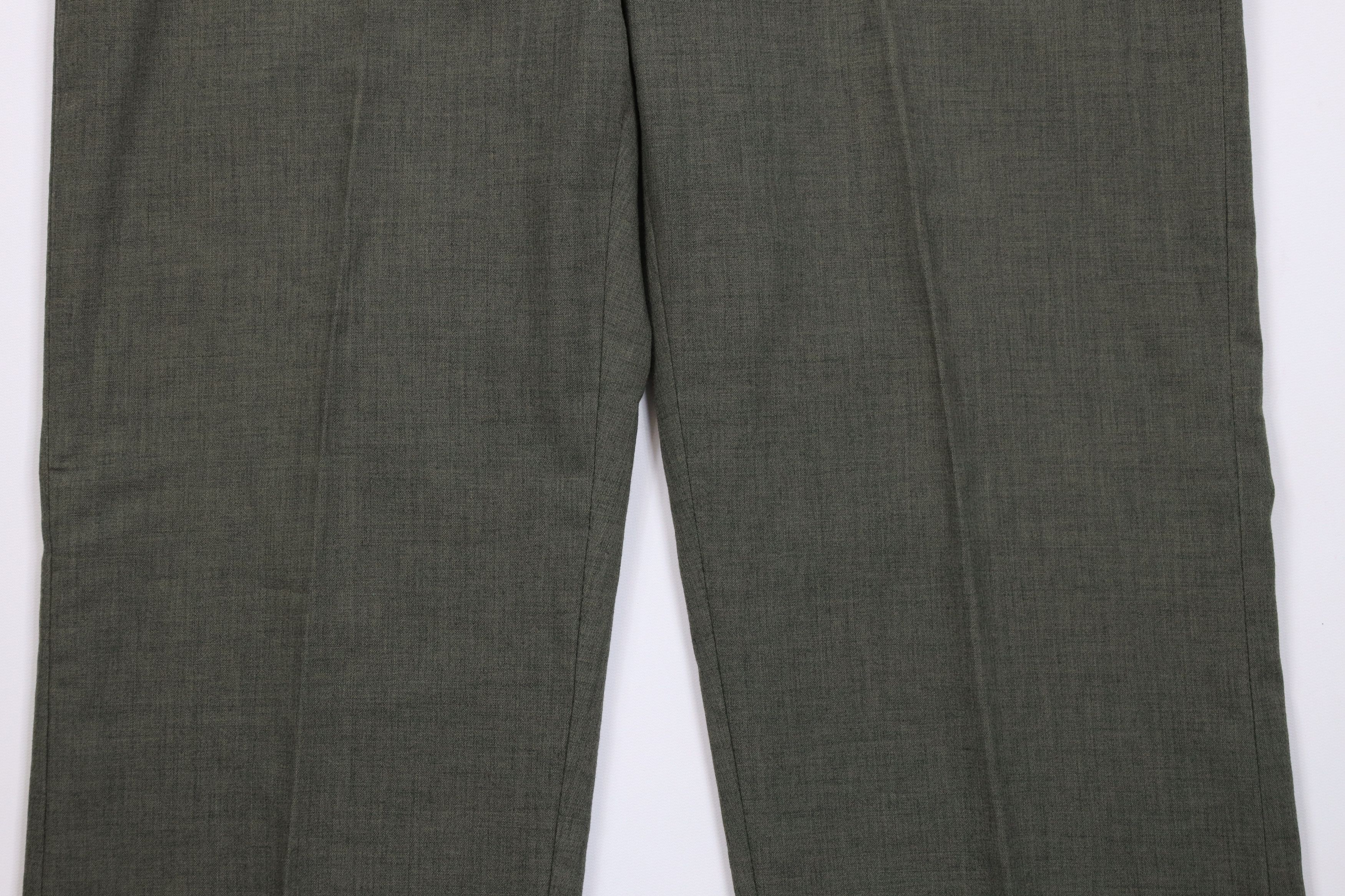 Vintage Vintage 60s Streetwear Wool Blend Wide Leg Chino Pants USA Size US 36 / EU 52 - 3 Thumbnail