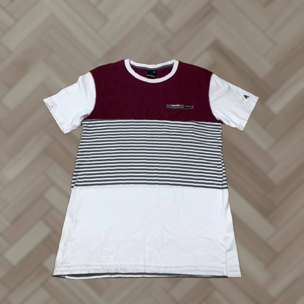 Nixon Nixon T Shirt Color Block Short Sleeve M Multicolor Colorblock Men Casual Skate Size US M / EU 48-50 / 2 - 1 Thumbnail