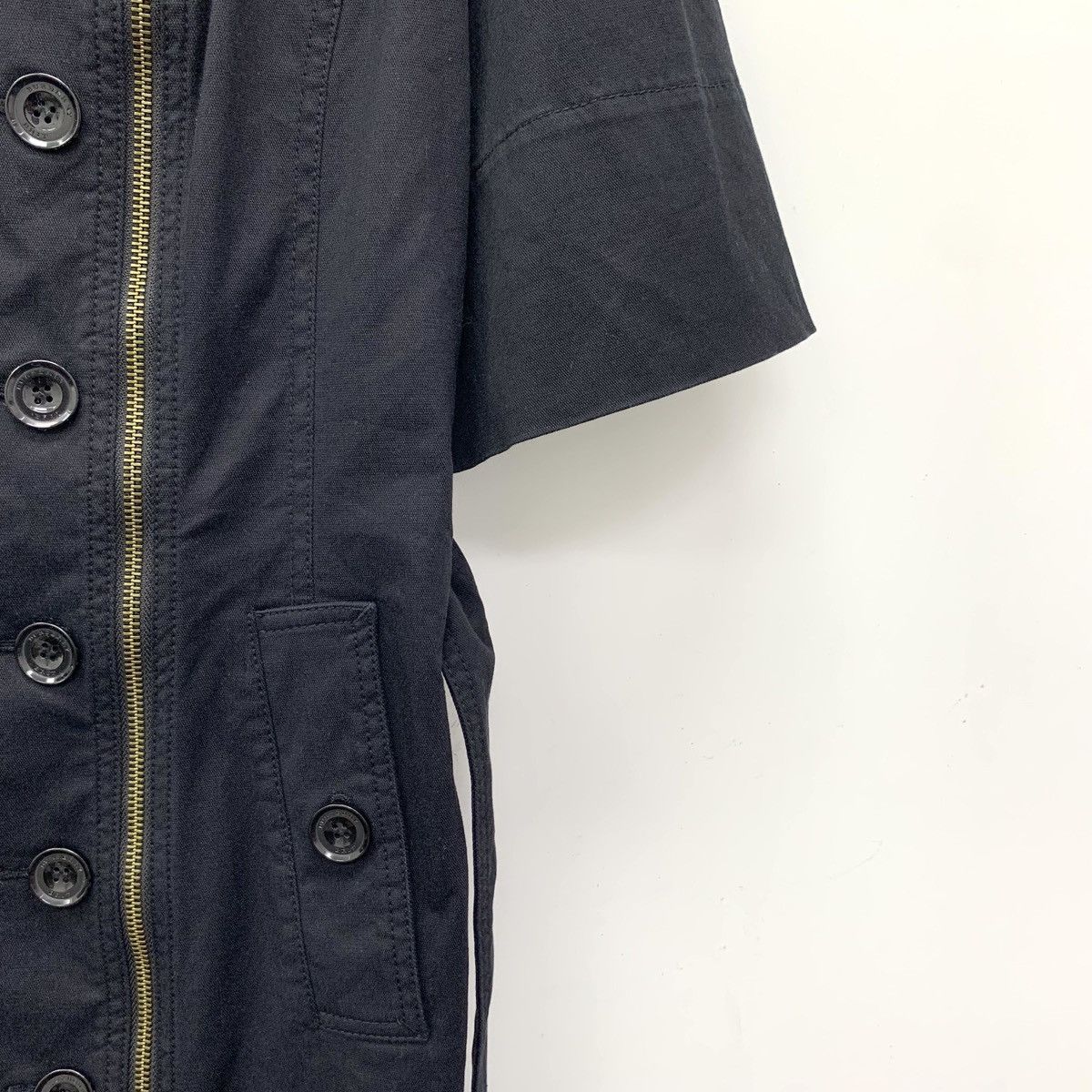 Burberry Burberry black cotton trench coat style dress Size M / US 6-8 / IT 42-44 - 4 Thumbnail