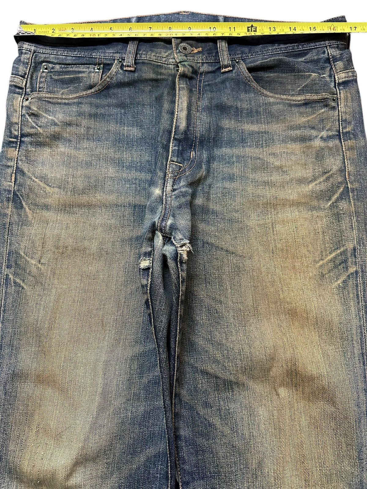 ABAHOUSE Vintage Japanese Abahouse Mud Wash Style Jeans Size US 33 - 12 Thumbnail