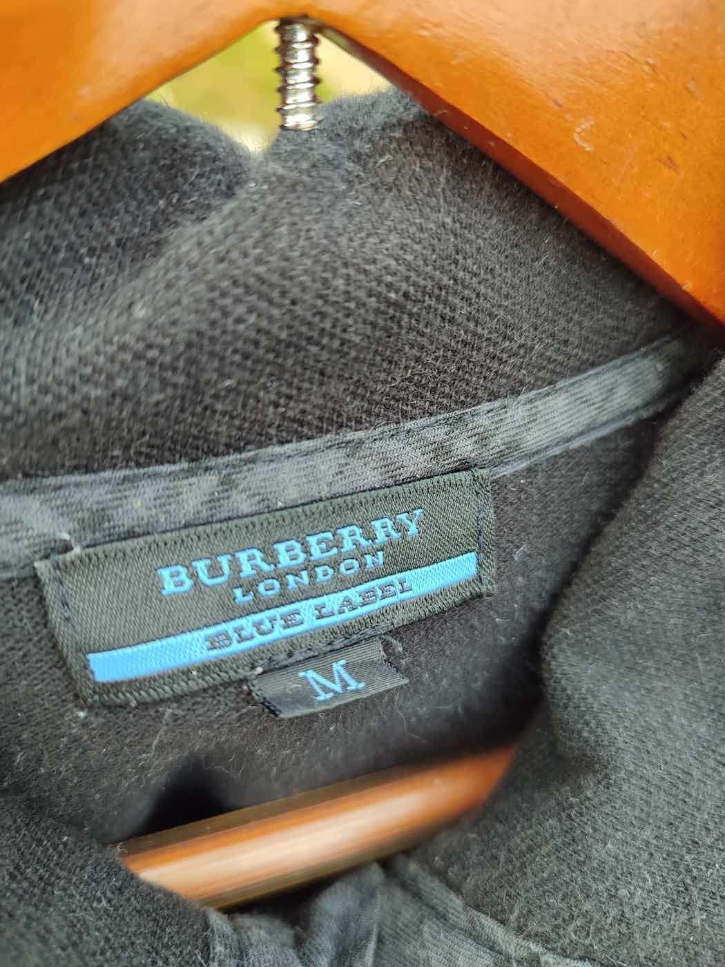 Burberry × Designer 🔥STEAL🔥Burberry London Blue Label Black Plain Polo Tee Size US S / EU 44-46 / 1 - 13 Thumbnail