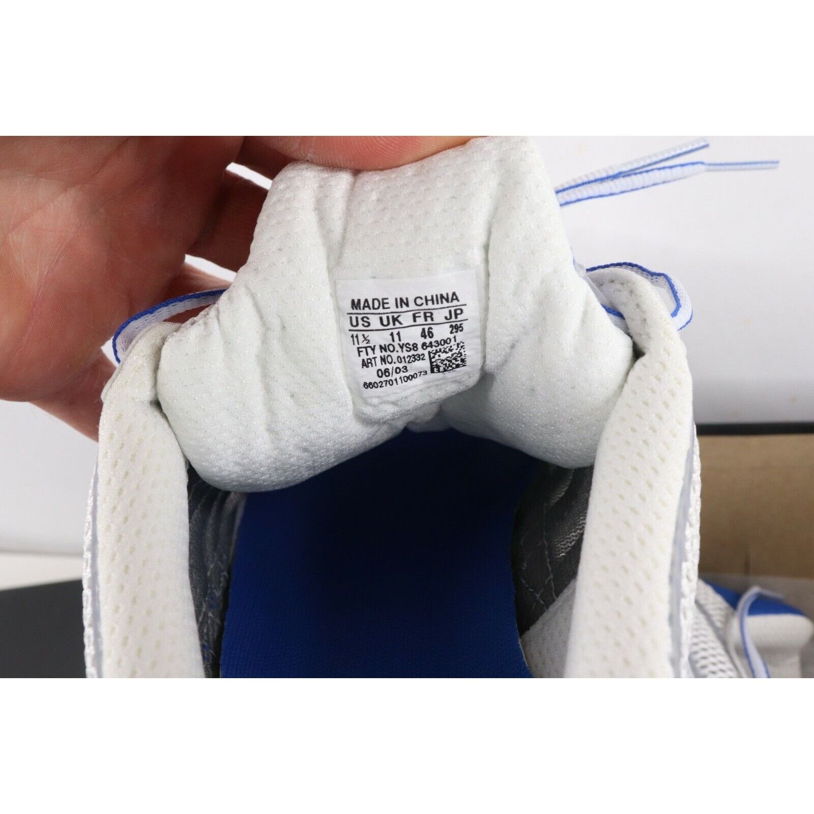 Adidas NOS Vintage Adidas Rotterdam Q.S Gym Jogging Running Shoes Size US 11.5 / EU 44-45 - 8 Thumbnail