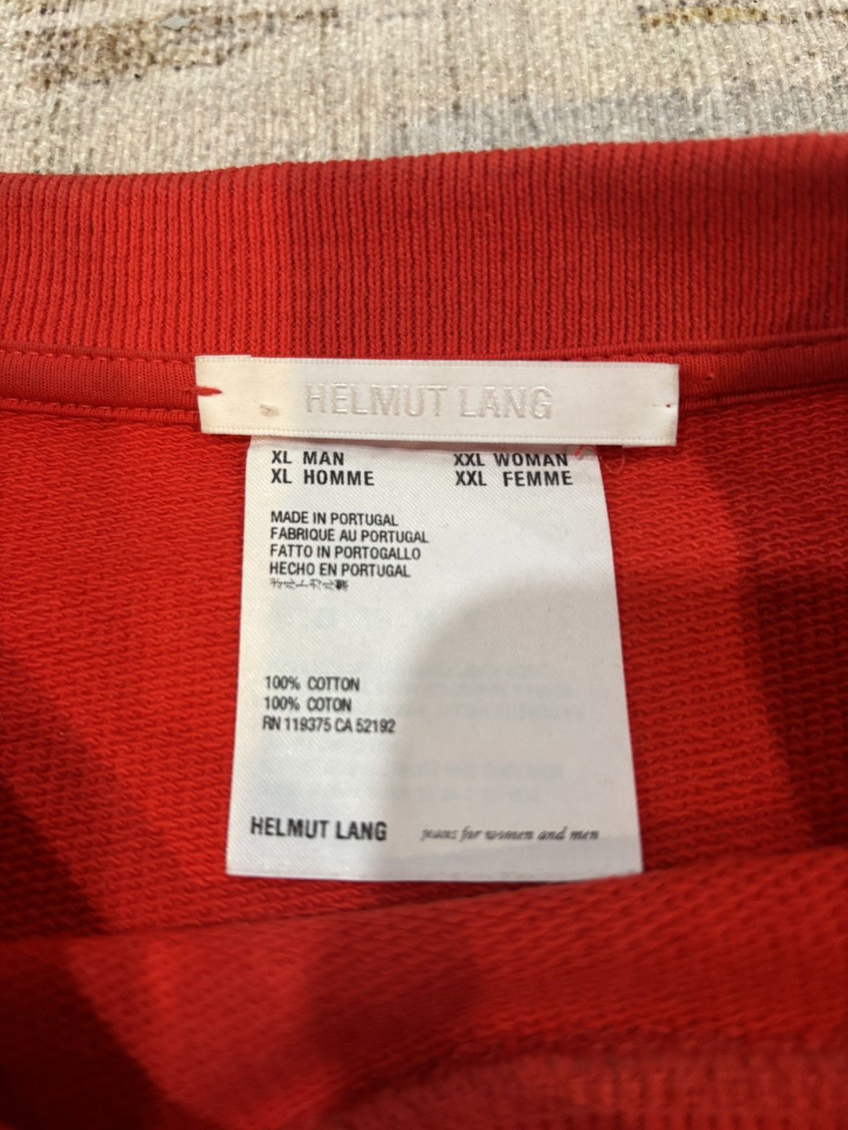 Helmut Lang Helmut Lang upside down long sleeve Size US XL / EU 56 / 4 - 3 Thumbnail