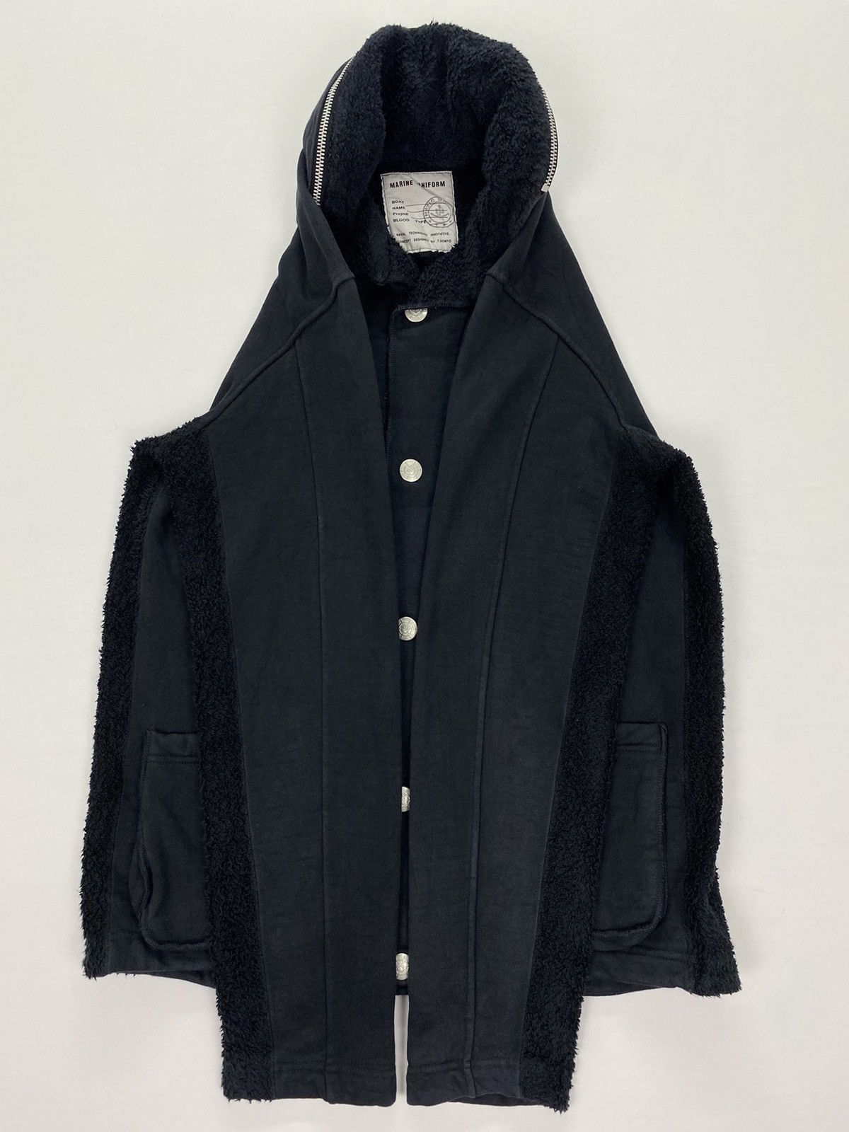 Japanese Brand Natice Marine Uniform by T.Domyo Hybrid Hooded Jacket Size US S / EU 44-46 / 1 - 5 Thumbnail