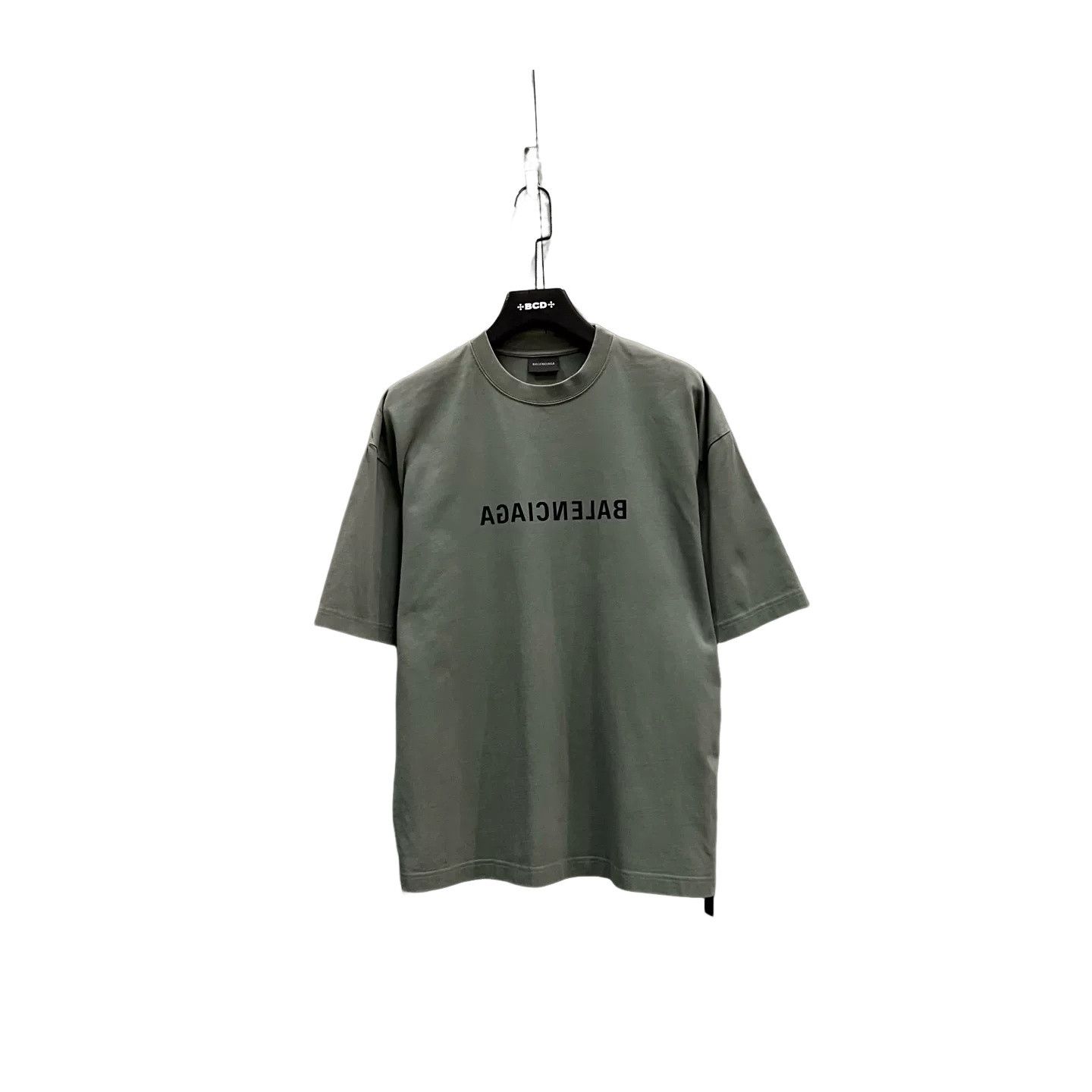 Balenciaga Balenciaga Reversed Logo Mirror T-Shirt XXS Size US XXS / EU 40 - 1 Thumbnail
